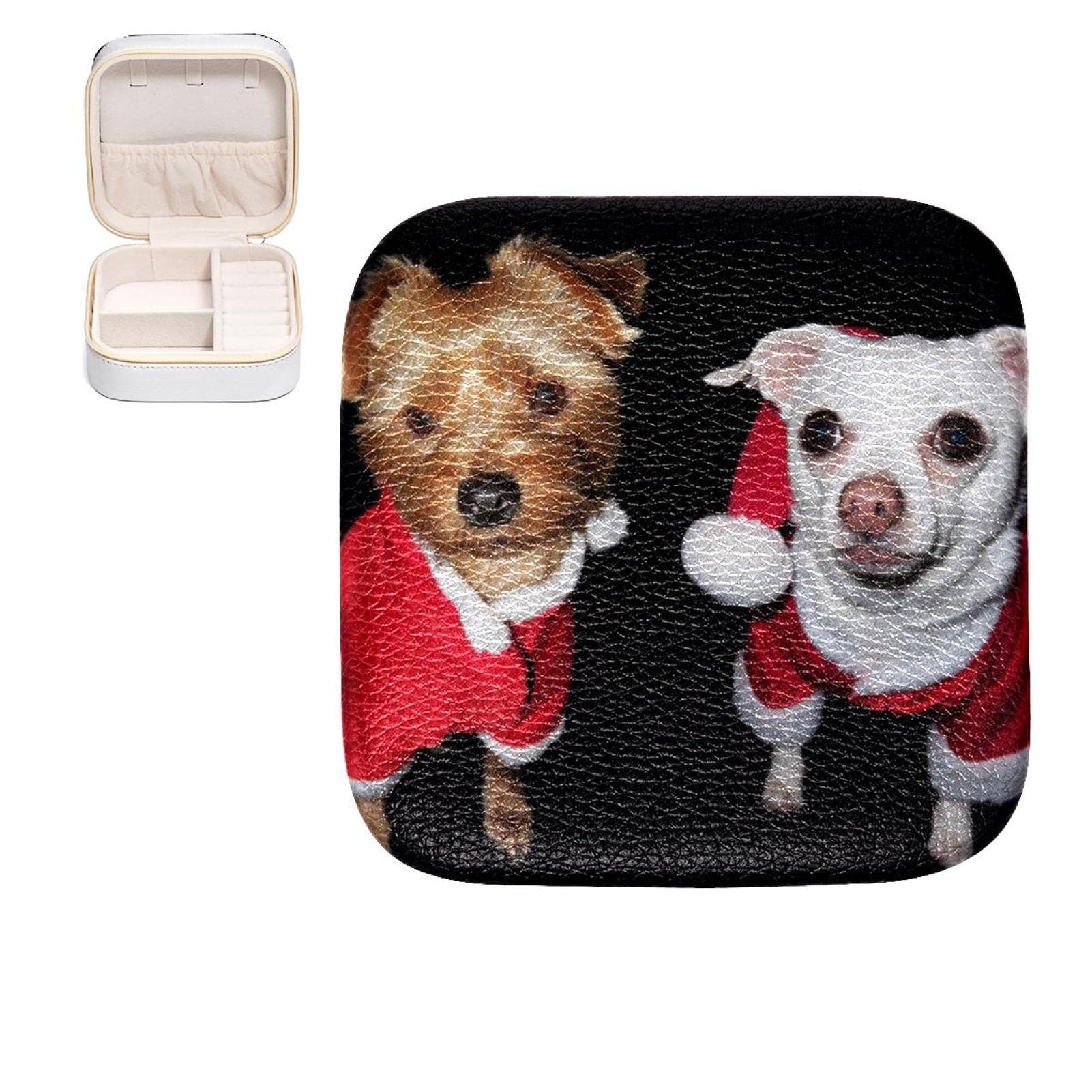 Boîte à bijoux chat de Noël pour protéger vos bagues et colliers
