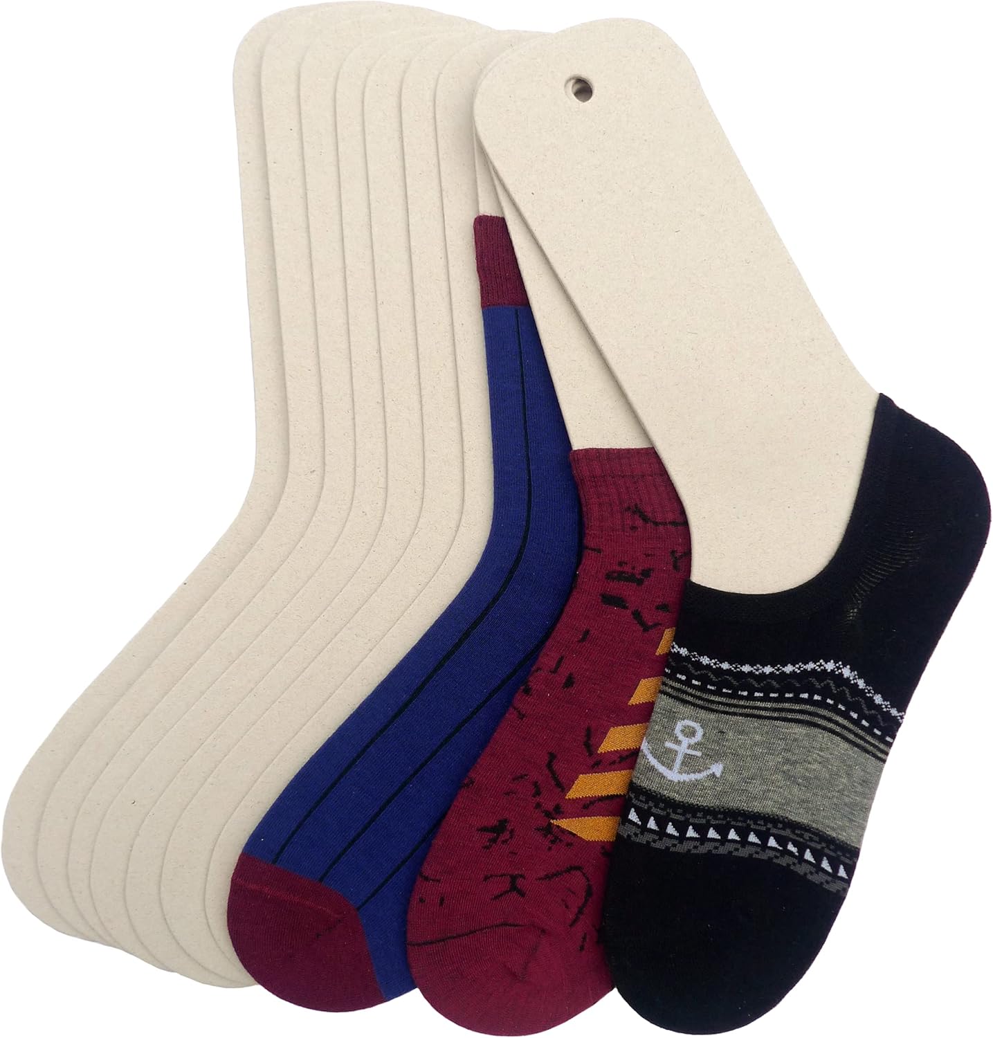 TATYZ Cardboard Sock Inserts Form Blockers, Sock Shaper and