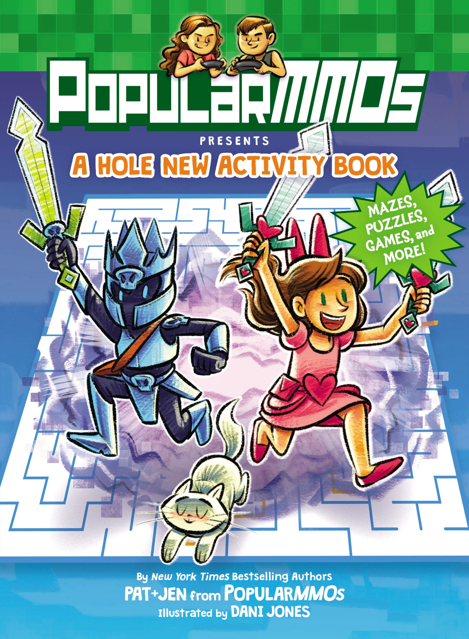 Harperalley PopularMMOs Presents A Hole New Activity Book: Mazes, Puzzles, Games, and More!