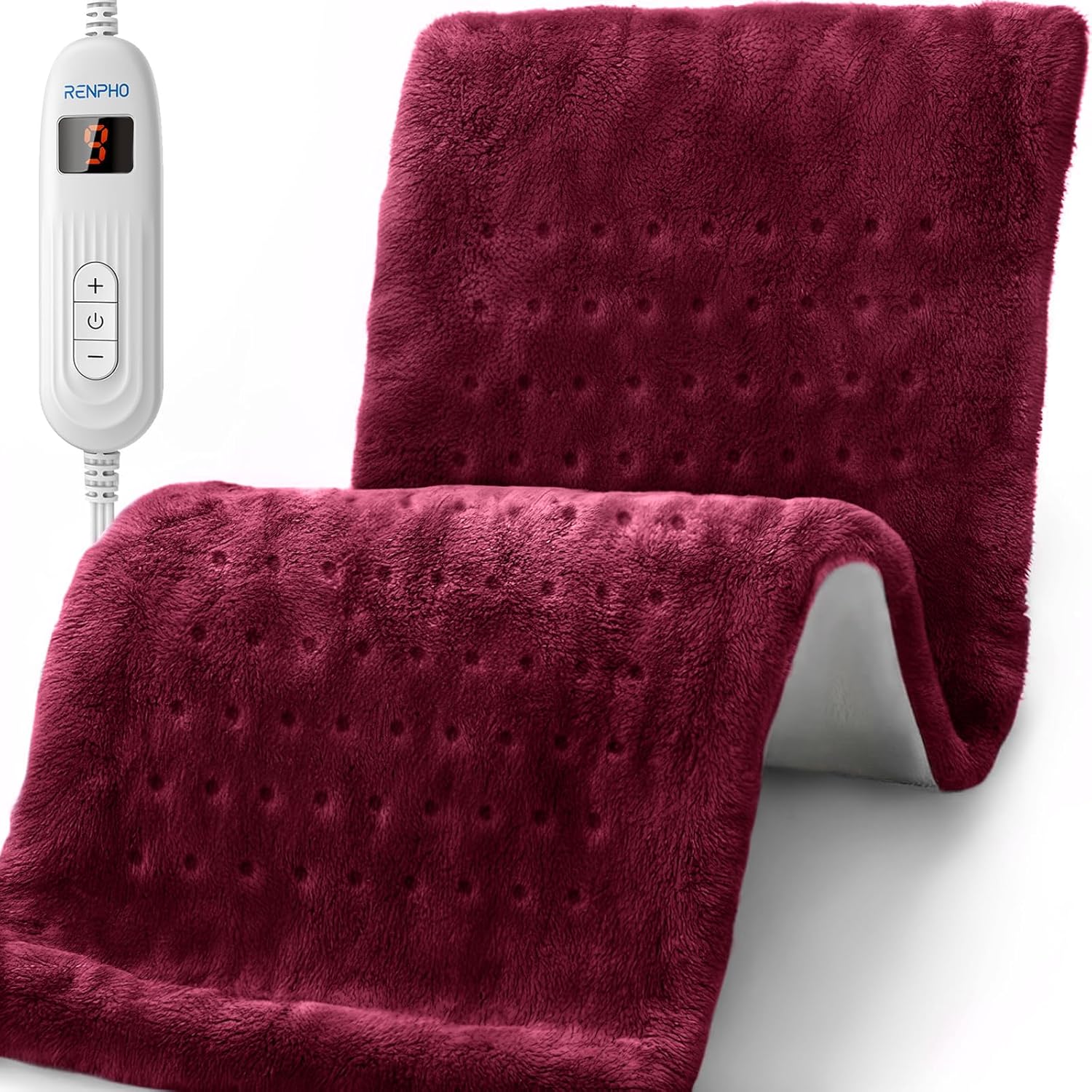 RENPHO Heating Pad for Back Pain & Cramps Relief, Extra Large Heating Pads for Full Body 20"x24", Mothers Day Gifts for Mom & Birthday Gifts for Women Men, Hsa Store Eligible Items, ETL Certified