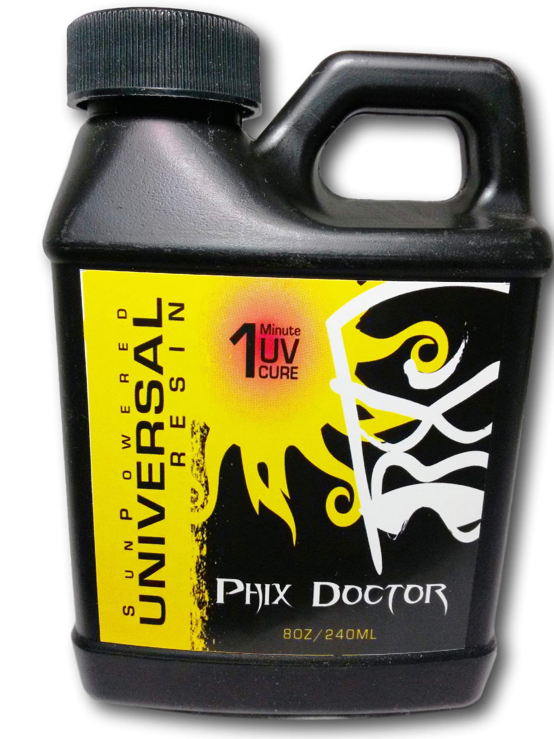 Phix DoctorSunPowered Dual Formula Epoxy & Polyester Safe Resin 1/2 Pint (8 fl oz)