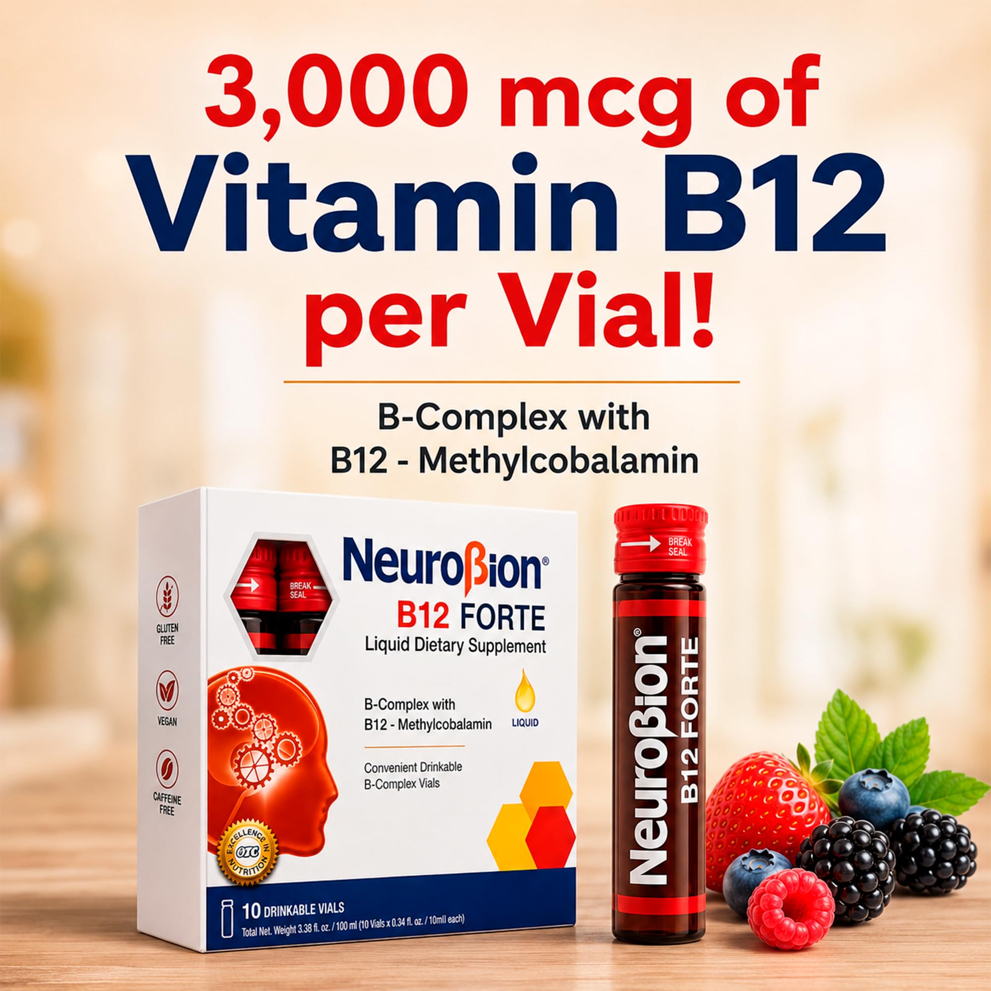 vitamin b12 forte injection Amazon.com: Neurobion Forte Vitamin B12 Methylcobalamin B6 B2 Niacin Liquid  Shots Daily Energy & Nervous System Support Complex Easy Oral Drinkable10  Vials : Health & Household
