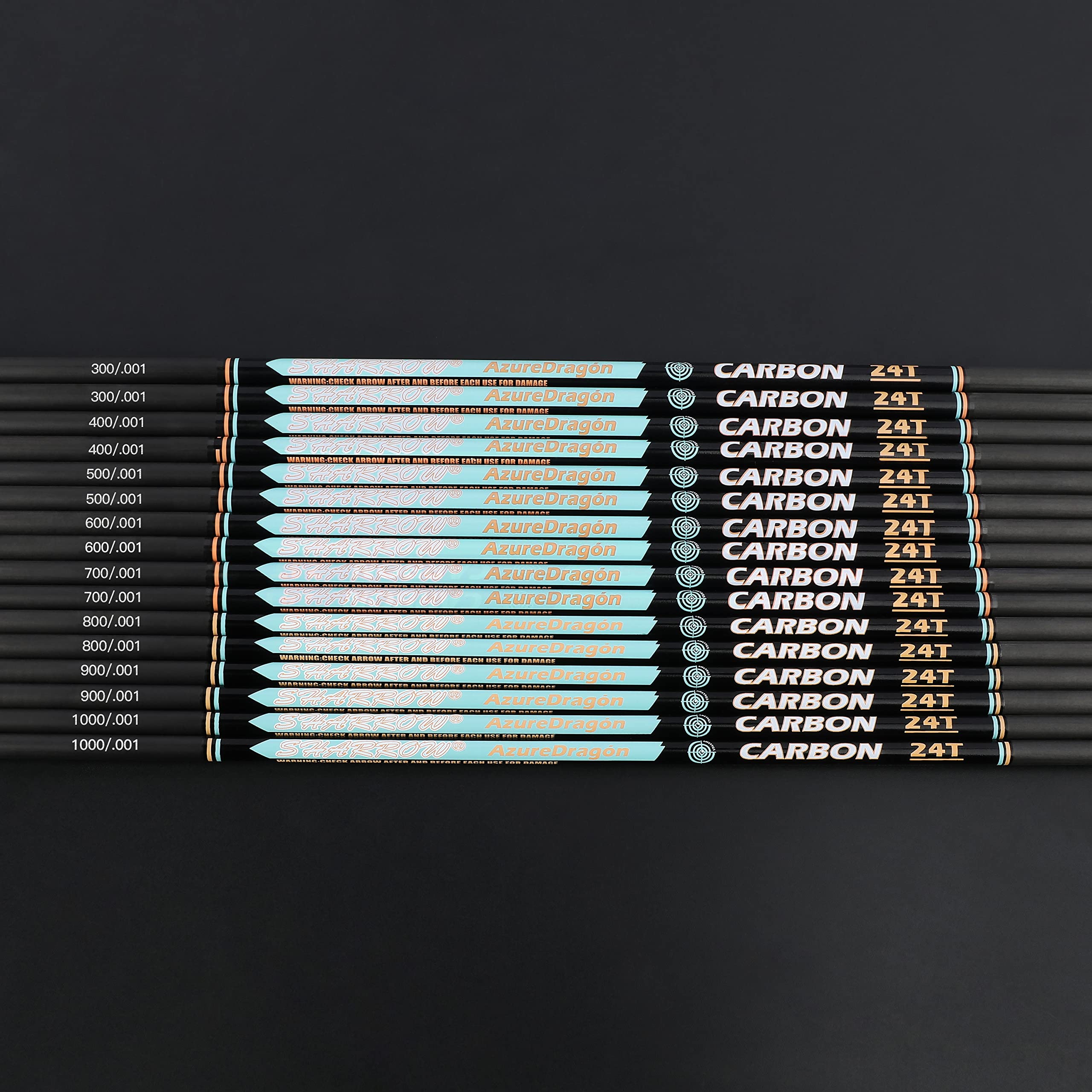 32" Arbres de Flèches en Carbone ID 4.2mm Spine 300-1000 Tubes de flèches pour Le Tir à l'arc à Poulies Arc Recourbé Flèche de Chasse DIY 6/12 Paquet