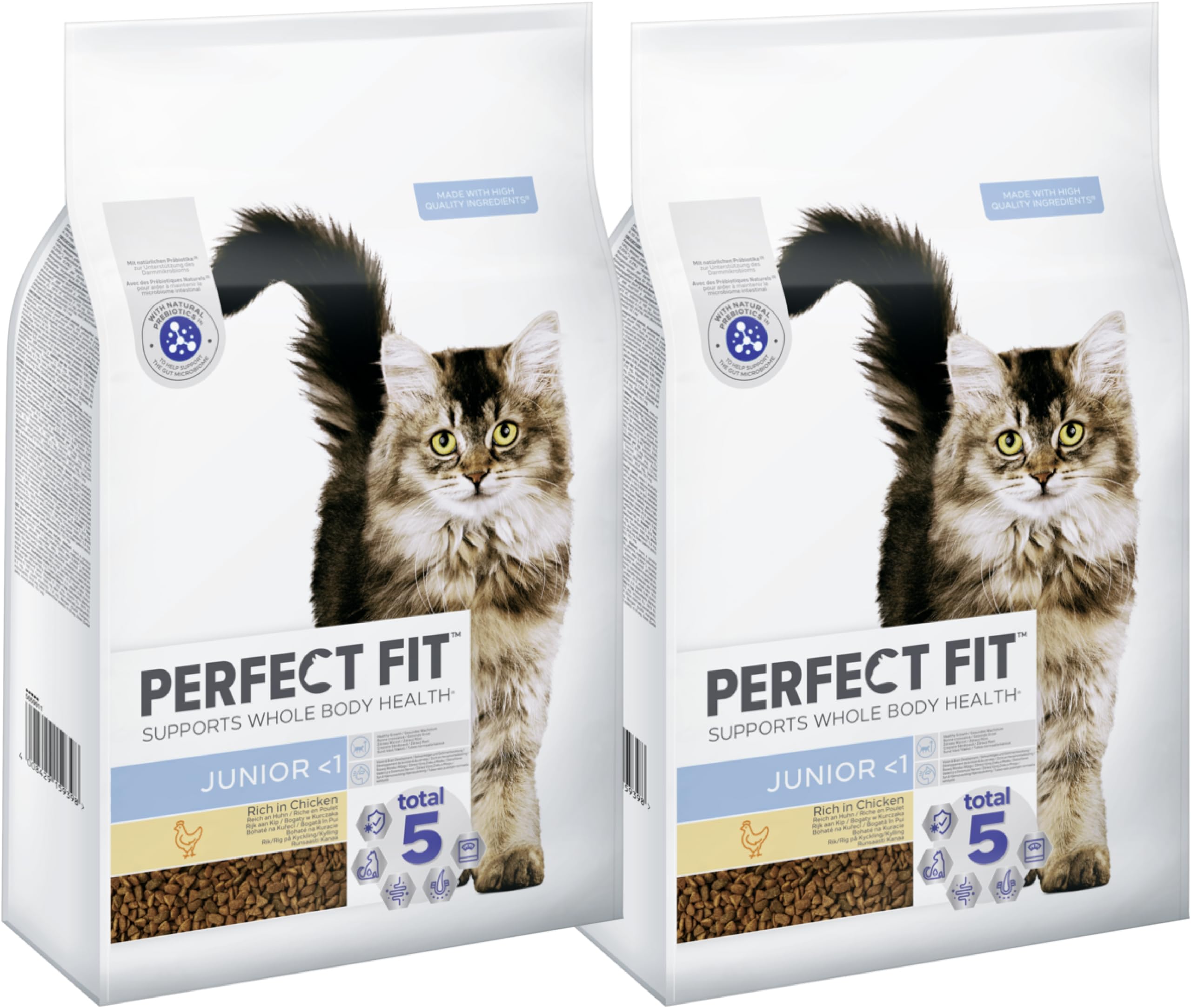 PERFECT FIT™ Katze Beutel Junior <1 mit Huhn 2 x 7kg