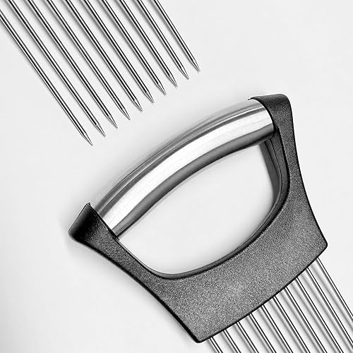 Miniatura 2 de 2 soportes para cortar cebolla, herramienta de corte de verduras de primera calidad para papa y tomate, herramienta auxiliar de cortador de