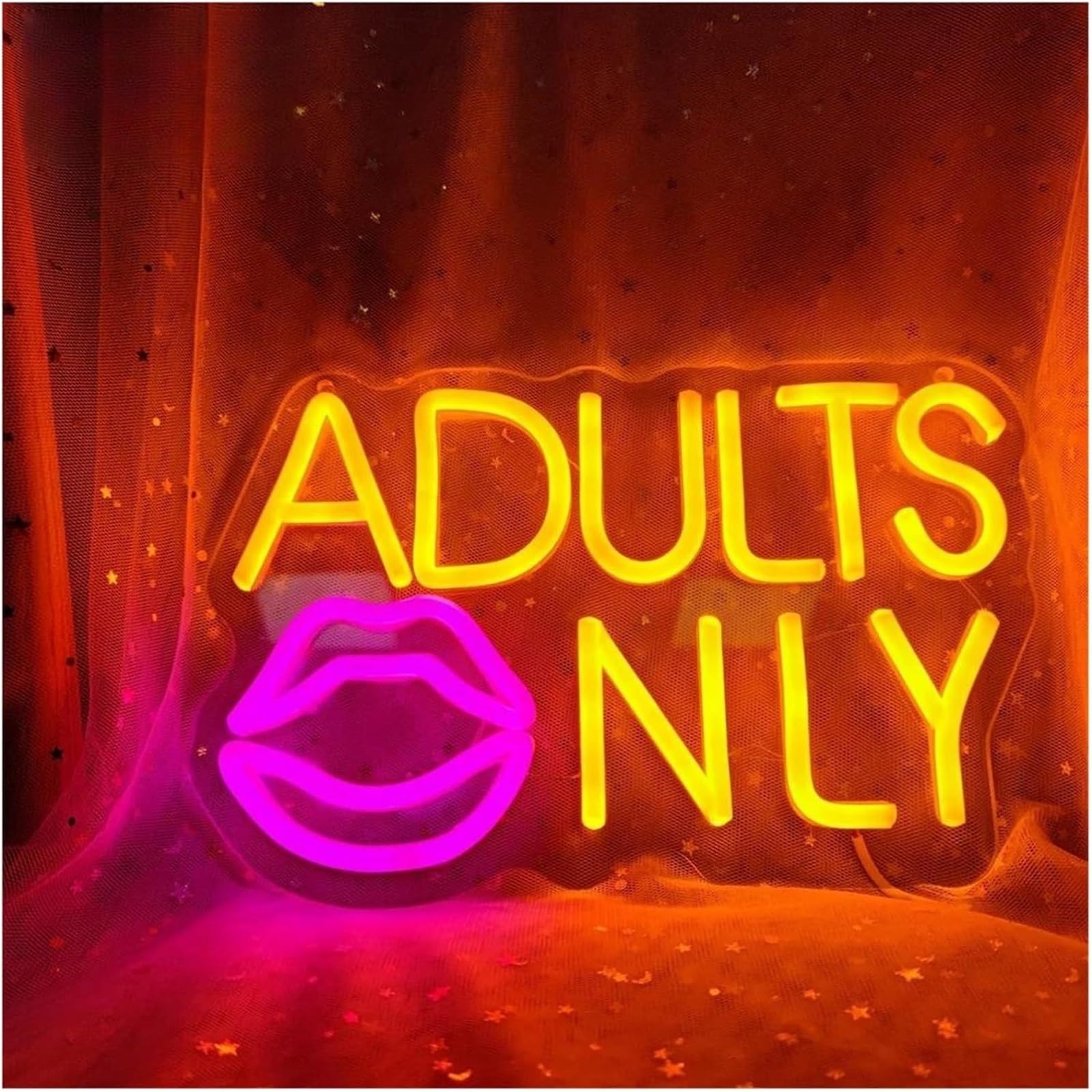 Letrero de neón para adultos, decoración artística acrílica, para solo para