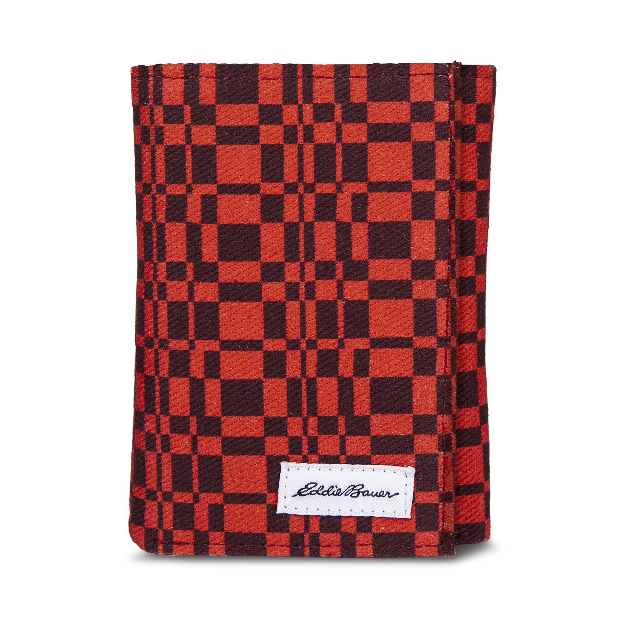 Eddie BauerMen Signature Trifold Wallet (Available Cotton Canvas Or Ripstop Nylon)