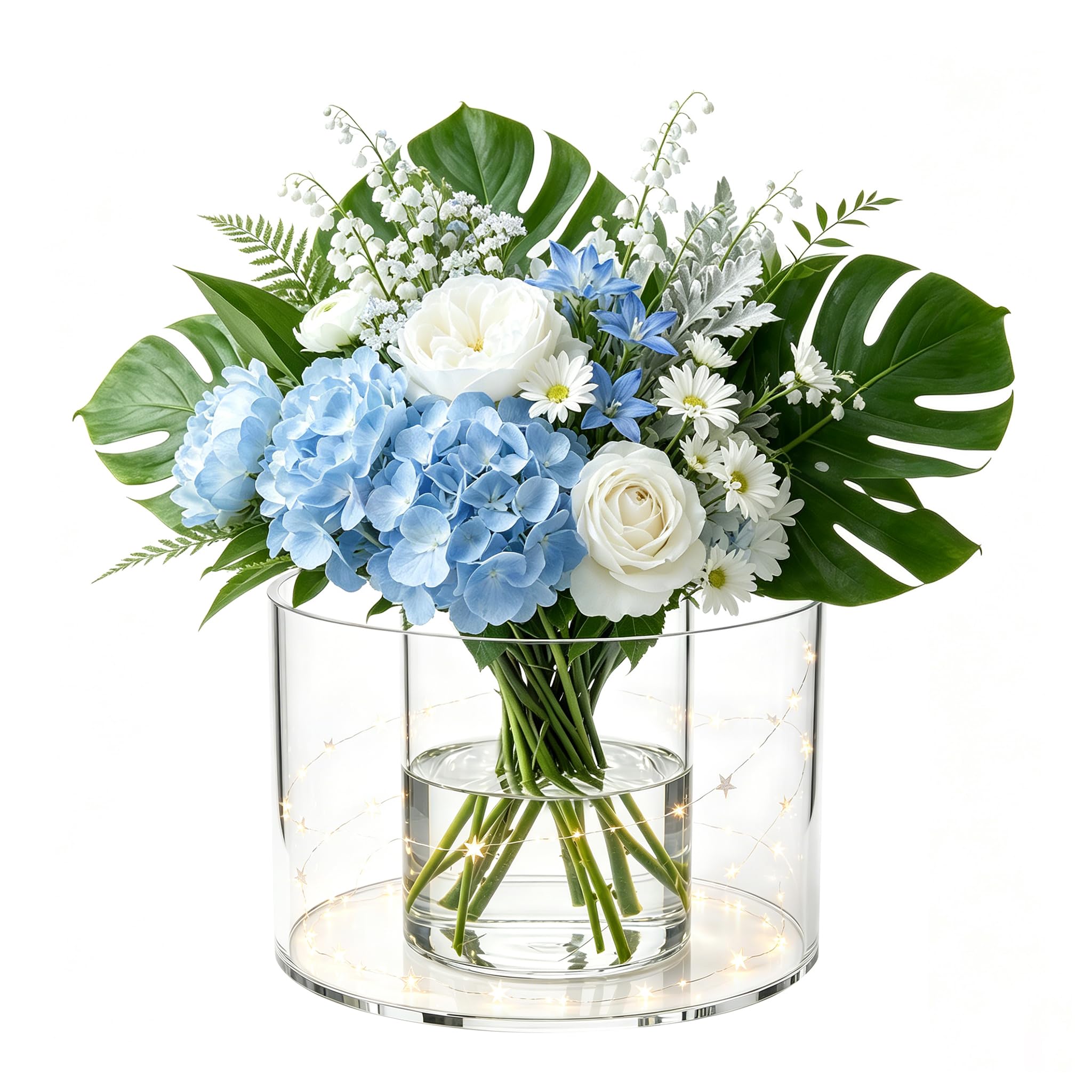 Photo 1 of JINGOYUE Acrylic Double Cylinder Vase