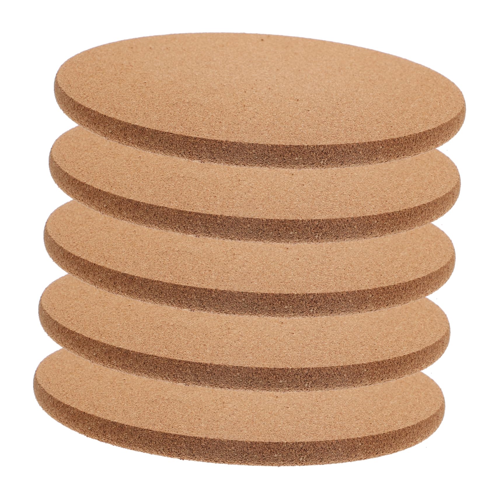 Sets de table ronds en liège anti tache et chaleur motif carte