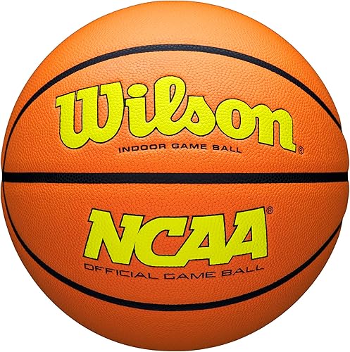 Miniatura 11 de Wilson NCAA Evo NXT Balones de Baloncesto Oficiales para Juegos en Interiores - Tamaños 6 y 7