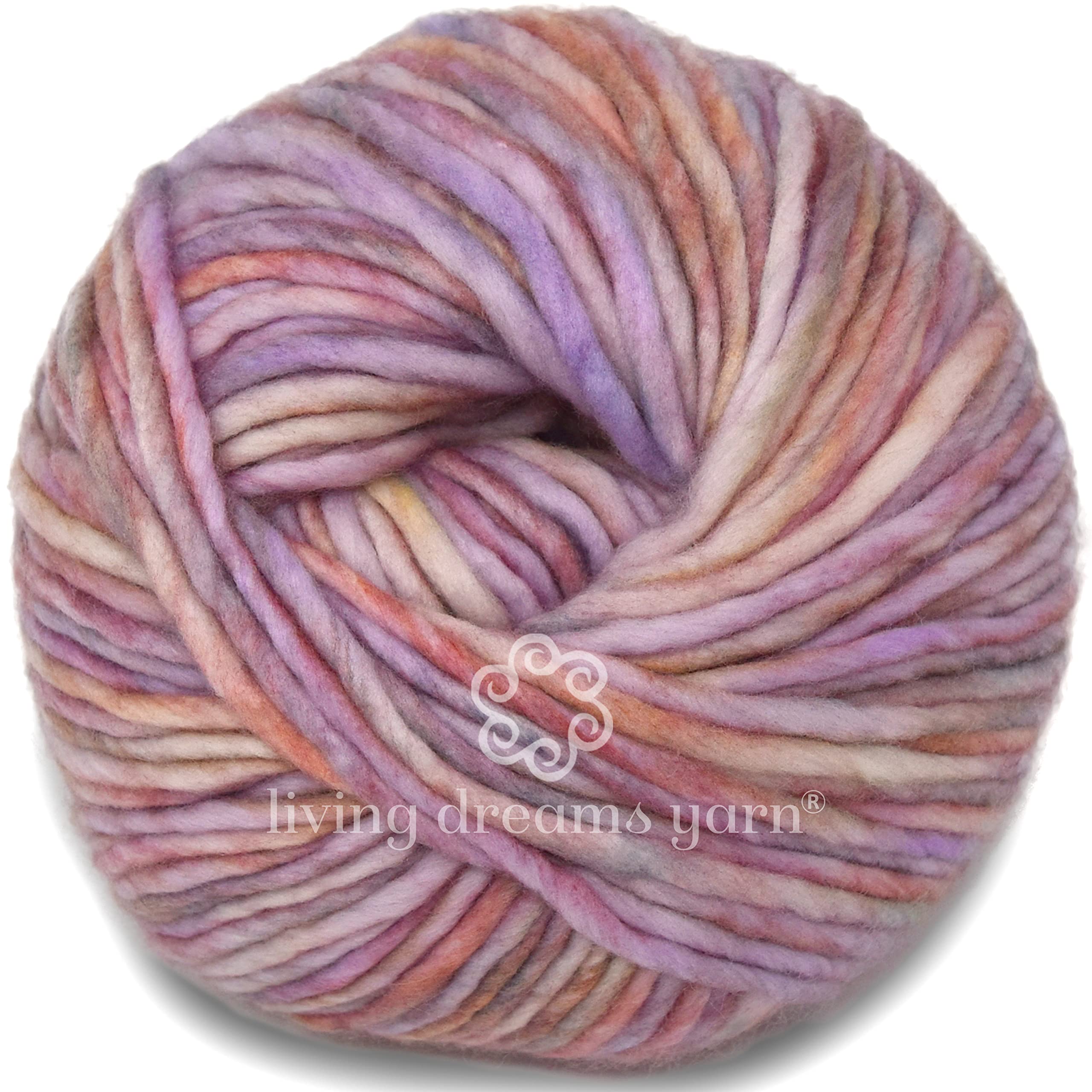 BAE by Living Dreams - Ovillo de lana de lana de merino 100 % extrafino y voluminoso para tejidos de invierno
