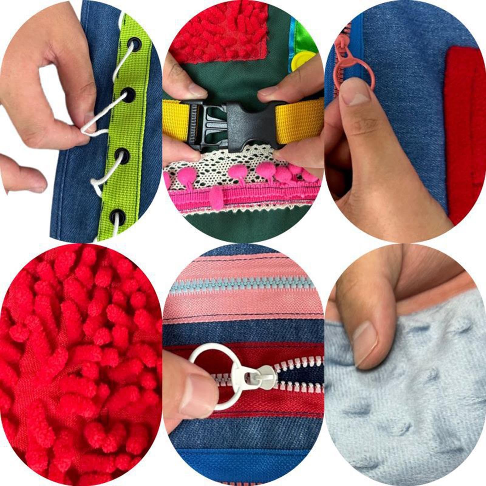 Giochi Di Attività Memoria | Per Il Coinvolgimento Della Demenza | Per Il Grembiule Fidget | Coperta Fidget Per Anziani Con Grembiule Da Attività E Coperta Fidget, Per Promuovere La Stim