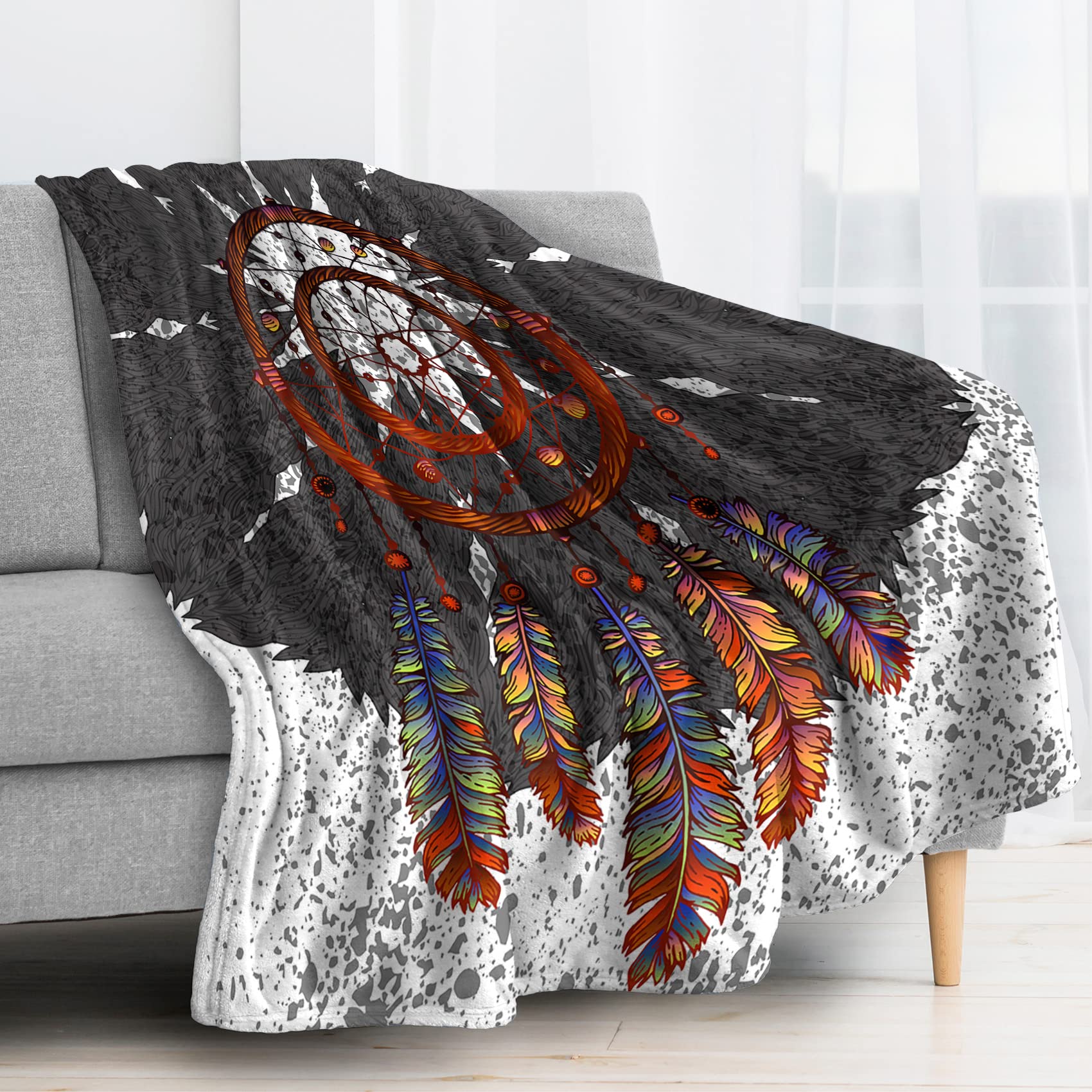 Plaid canapé hiver cocooning couverture lit salon BUKITA 200x200