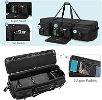 Vista 3 de Funda de transporte para telescopio grande, bolsa de viaje para telescopio de almohadilla suave, compatible con telescopio Celestron, bolsa