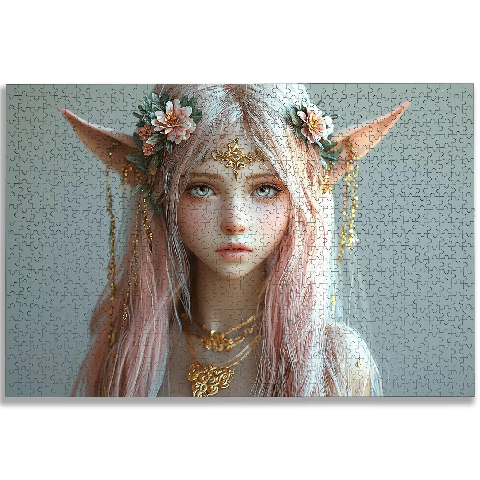 Puzzle Elfe 3000 Pièces Adultes, Puzzle 3000 Pièces pour Adultes et Enfants à Partir de 14 Ans, Anime Puzzles Bois de Qualité Supérieure avec Une Boîte d'emballage Exquise, Cadeau Femme/Homme, -1623