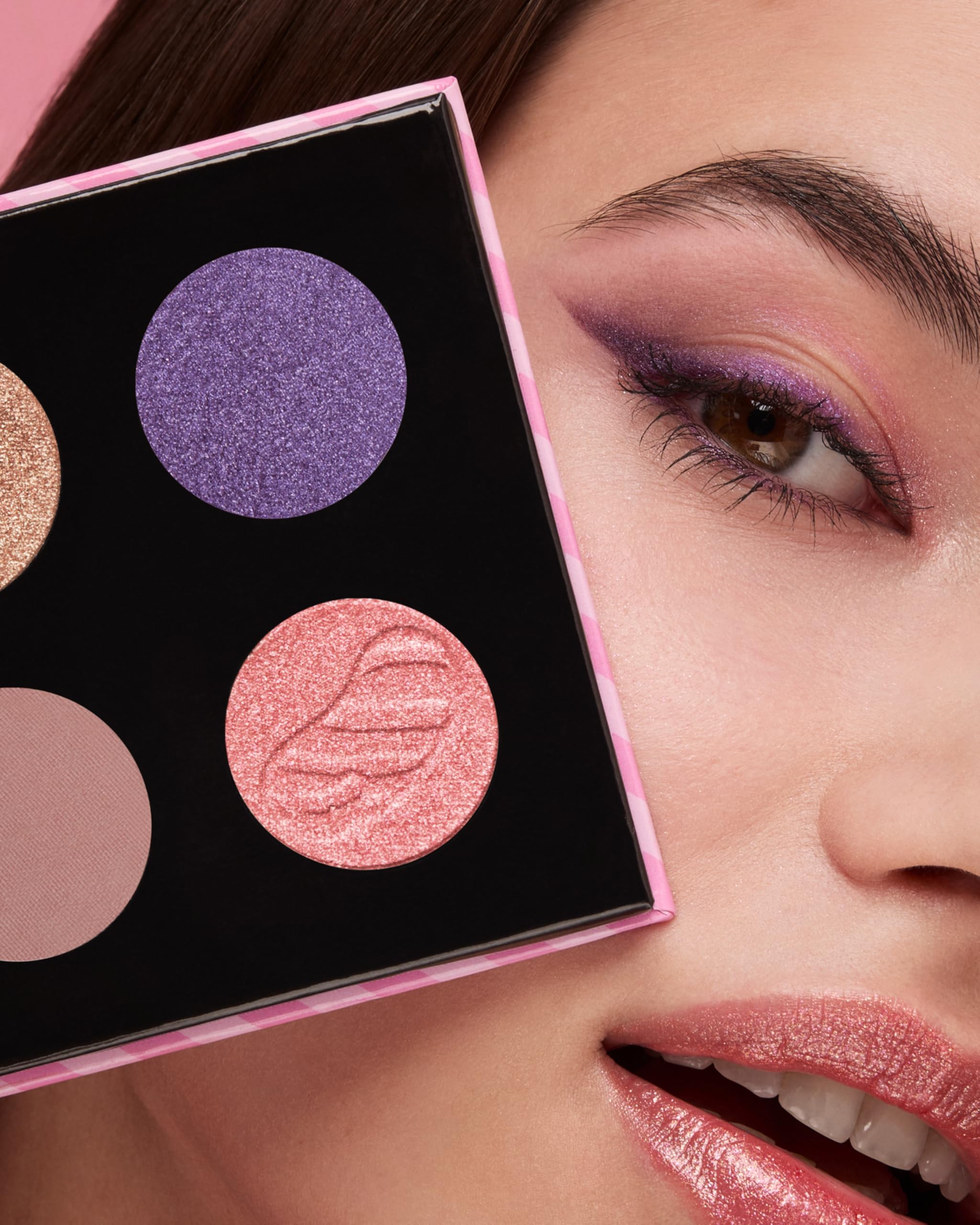 KIKO Milano Candy Crush™ Multi Finish Eyeshadow Palette 03, Palette Con 4 Ombretti Dal Finish Opaco, Metallico E Brillante
