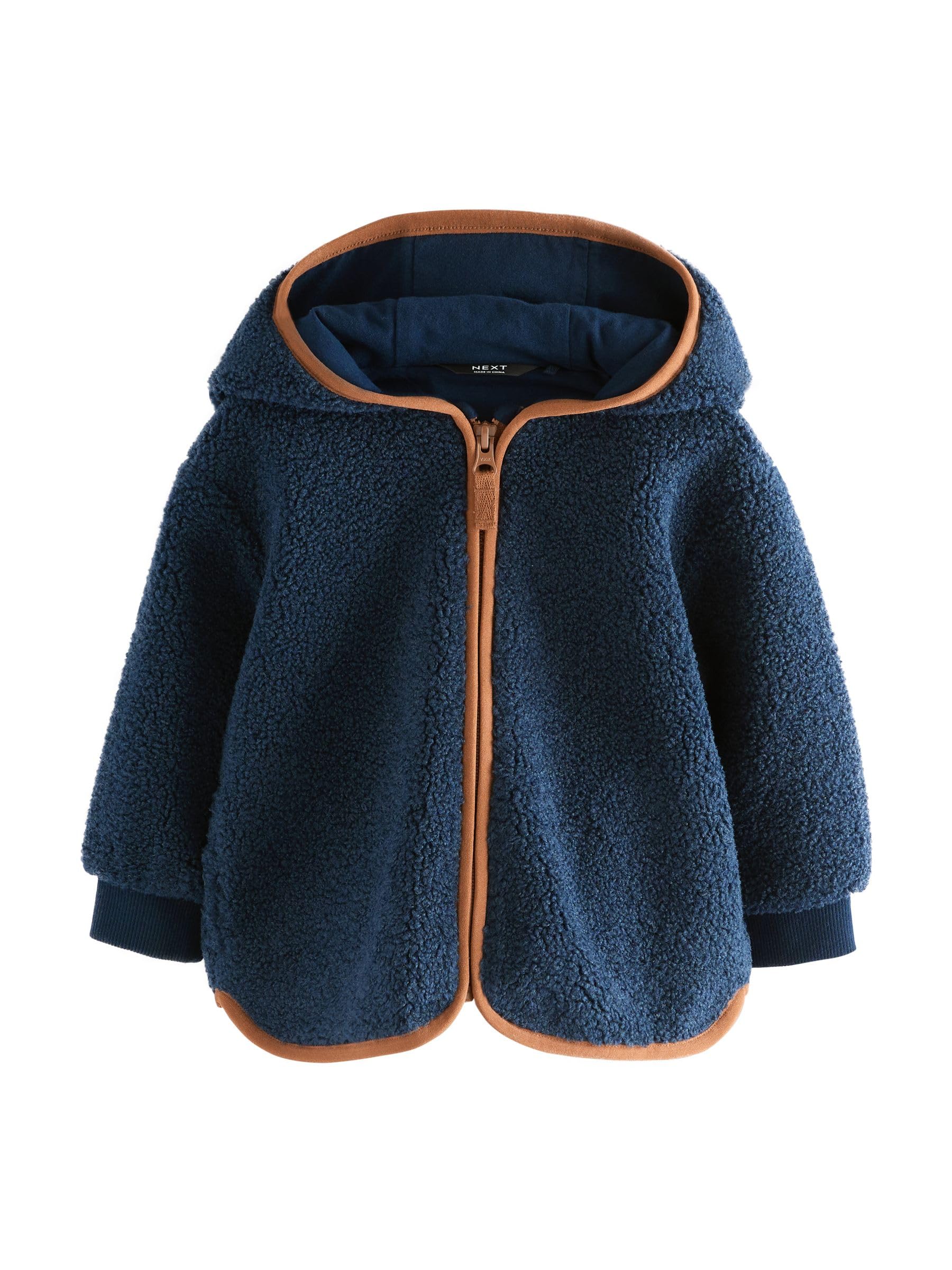 NEXT Niños Chaqueta de forro polar con cremallera y capucha