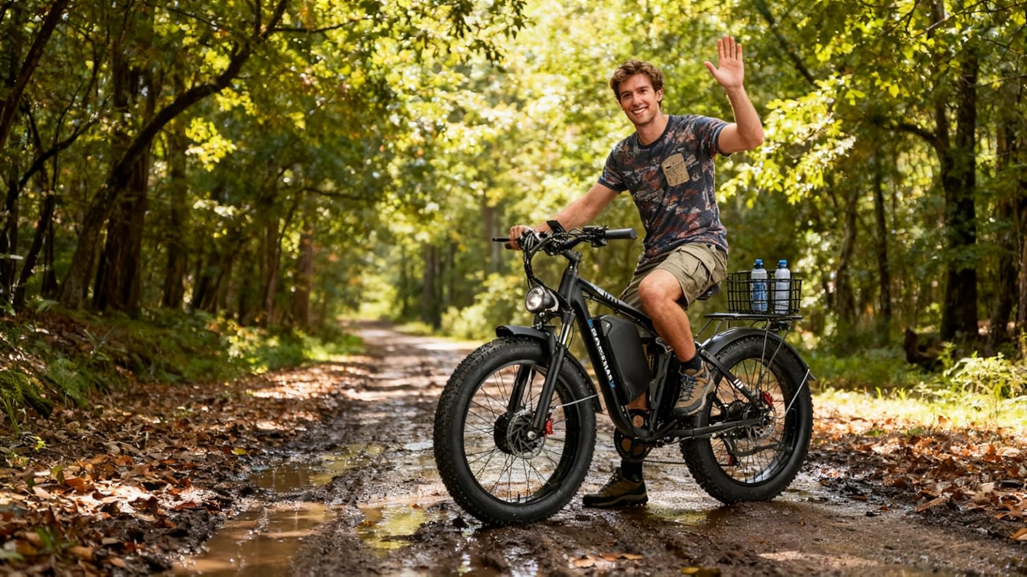 9000W Dual Motor Ebike,24" Fat Tire Electric Bike for Adults, 45MPH Fast 52V 34Ah Long Range, Dual Hydraulic Brakes Full Suspension, Snow/Mountain/Off-Road/Commute E-Bike