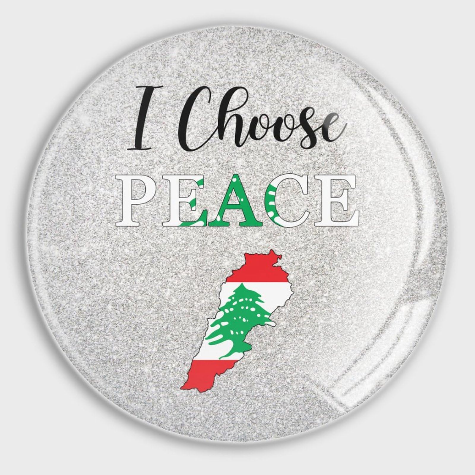 Imanes de cristal para nevera con la bandera del Líbano, bonitos imanes de cristal para taquilla de la paz, banderas de país, imanes de vidrio para oficina, pizarra blanca y hogar, 4 piezas