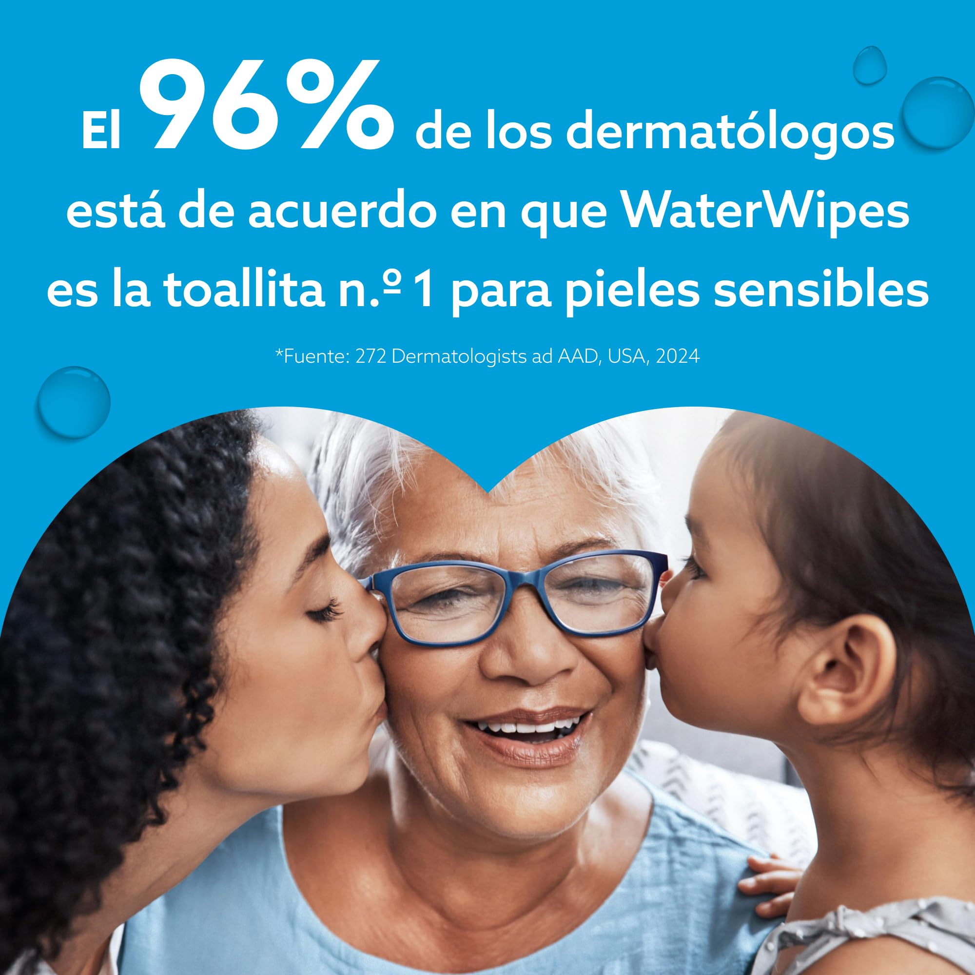WaterWipes Sensitive+ Newborn & Baby Wipes, Newborn & Baby Wipes, 360 Count (Pack of 6), 3-in-1 Cleans, Cares, Protects, 99.9% Water, Unscented — view 10