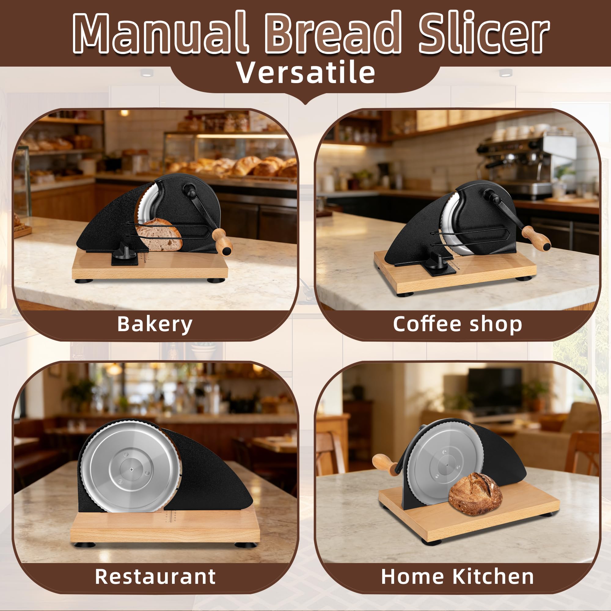 Manual Bread Slicer - Sourdough & Artisan Bread -5