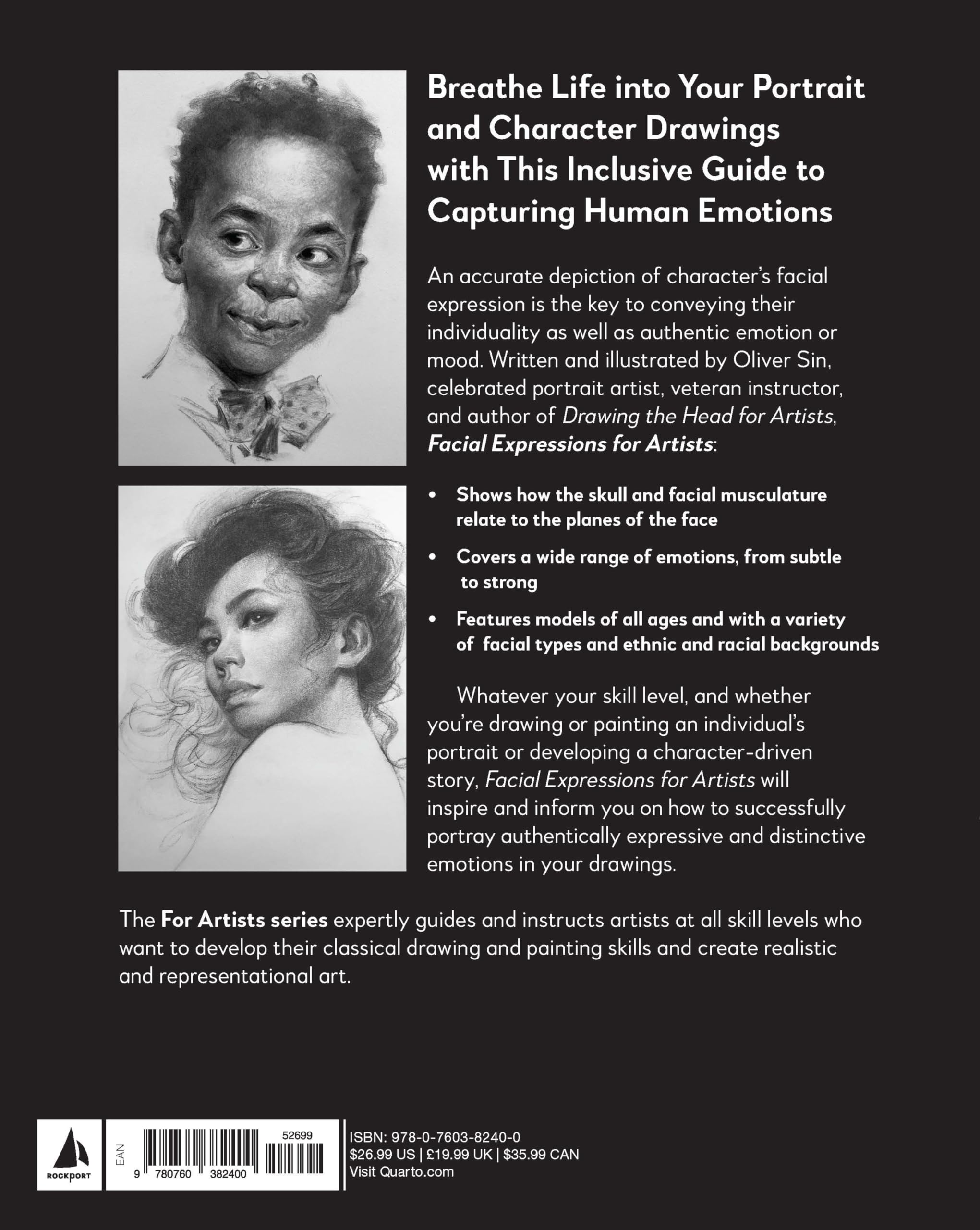 Facial Expressions for Artists: Techniques for Capturing Emotion and Mood in Portrait and Character Drawings (10)