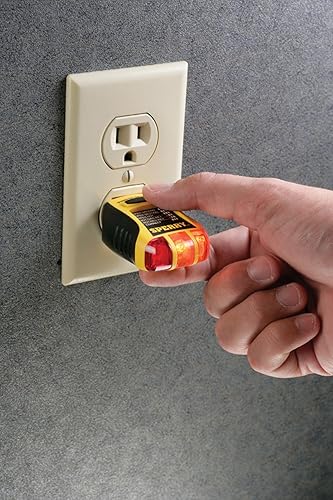 Miniatura 8 de Sperry Instruments STK001 - Probador de voltaje sin contacto VD6504 y probador de salida GFCI GFI6302 detector eléctrico de voltaje de CA amarillo y