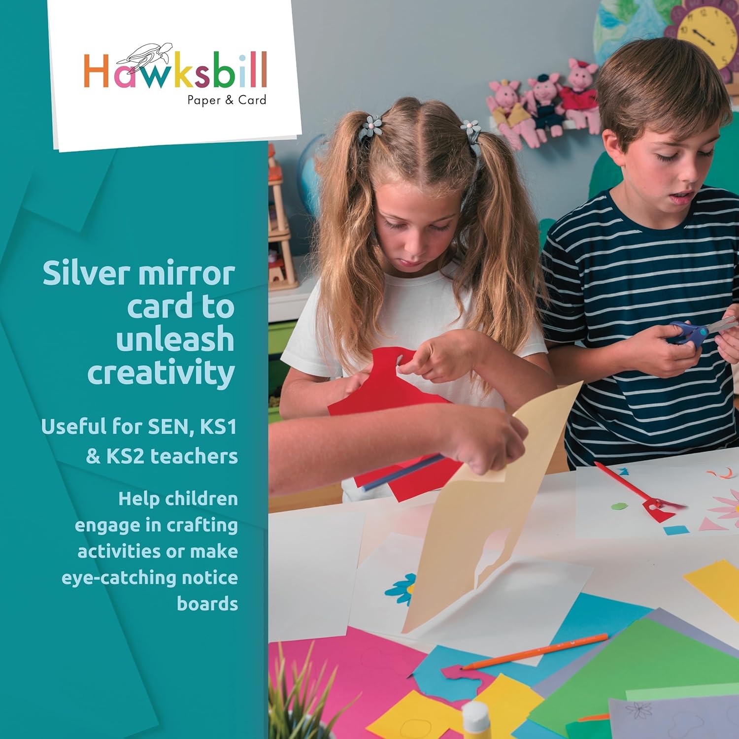 Silver Mirror Card A4 250gsm (25 Sheets)