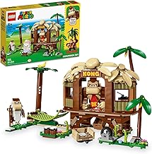 LEGO Super Mario Set de Expansión Casa del Árbol de Donkey Kong, Juego Construible con 2 Figuras Coleccionables de Super Mario Donkey Kong y Cranky Kong, Divertido Regalo de Cumpleaños para Niños de 8-10 Años, 71424