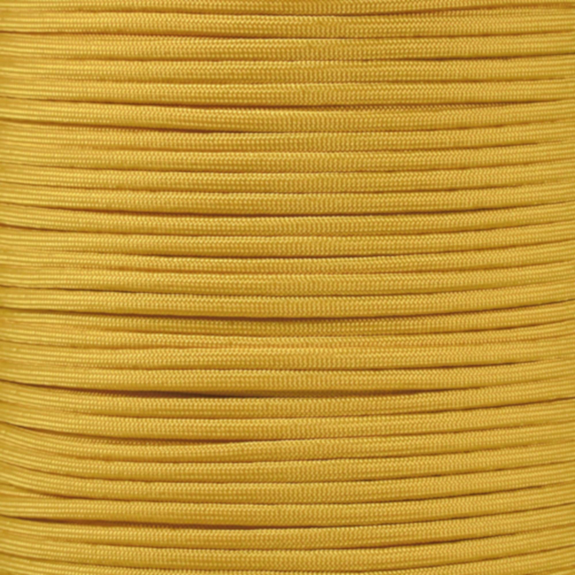 Paracord Planet Solid Color 550lb Paracord – 7 Strand Type III Nylon Cord for Indoor and Outdoor Tasks – Yellow (1,000 ft)