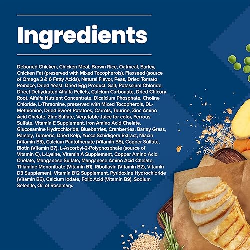 Vista 137 de Blue Buffalo Life Protection Formula - Alimento seco natural, para perros adultos, con pescado y arroz integral, 34 libras