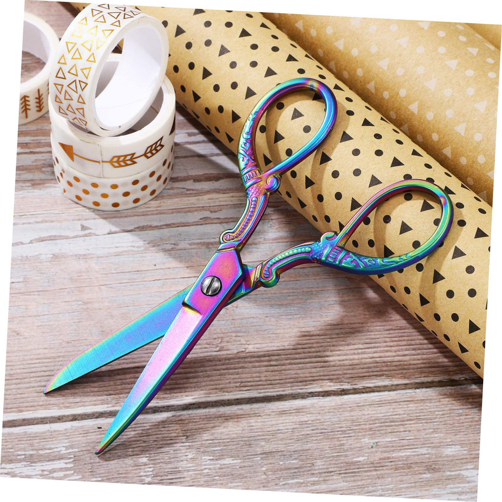 Tijeras de Costura Acero Inoxidable para Trabajo Pesado Corte Preciso de Tela Tijeras Portátiles para DIY y Manualidades Casa