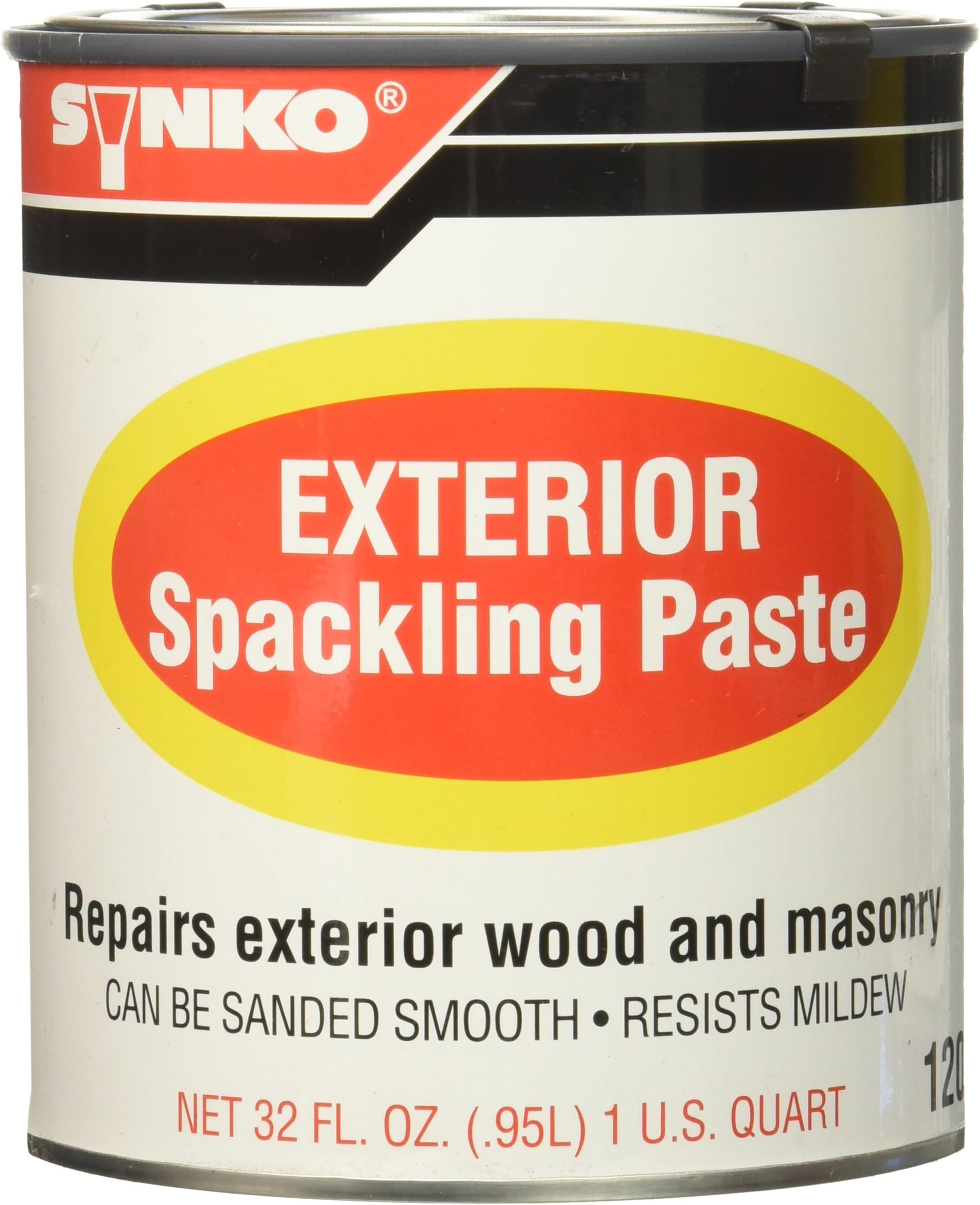 Synkoloid 1204 "Synko" Exterior Spackling Paste, Quart