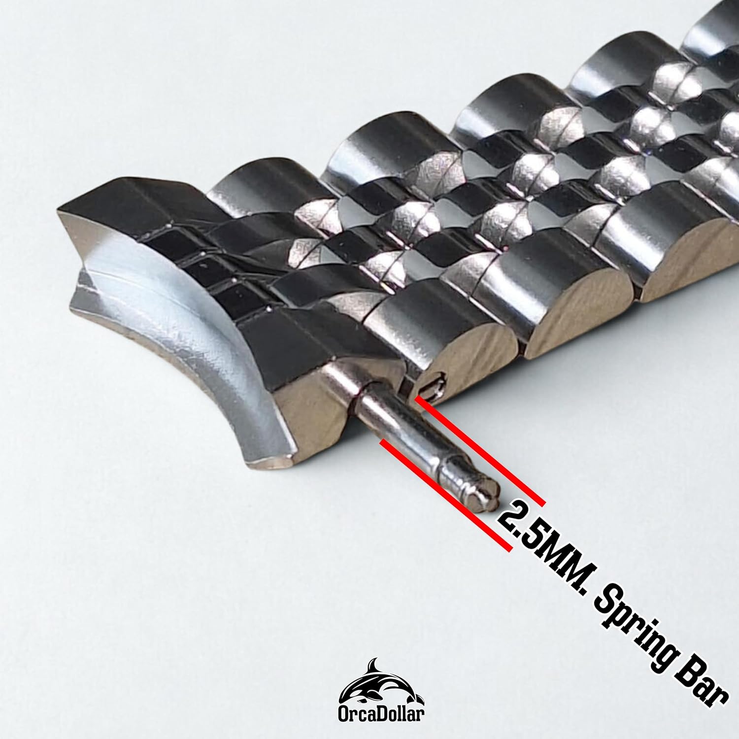 OrcaDollar SBS2.5FS Spring Bar 2.5 Fat Set, 10 Sizes, 20 Pieces, Includes 16/18/20/21/22/23/24/26/20D/22D
