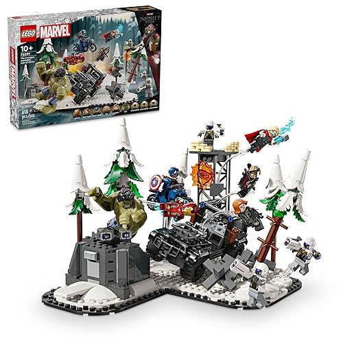 LEGO Marvel The Avengers Assemble: Age of Ultron Building Toy Set - Marvel Toy & Figures for Boys & Girls, Ages 10+ - Gift Ideas for Kids - Includes 6 Superhero Minifigures - 76291