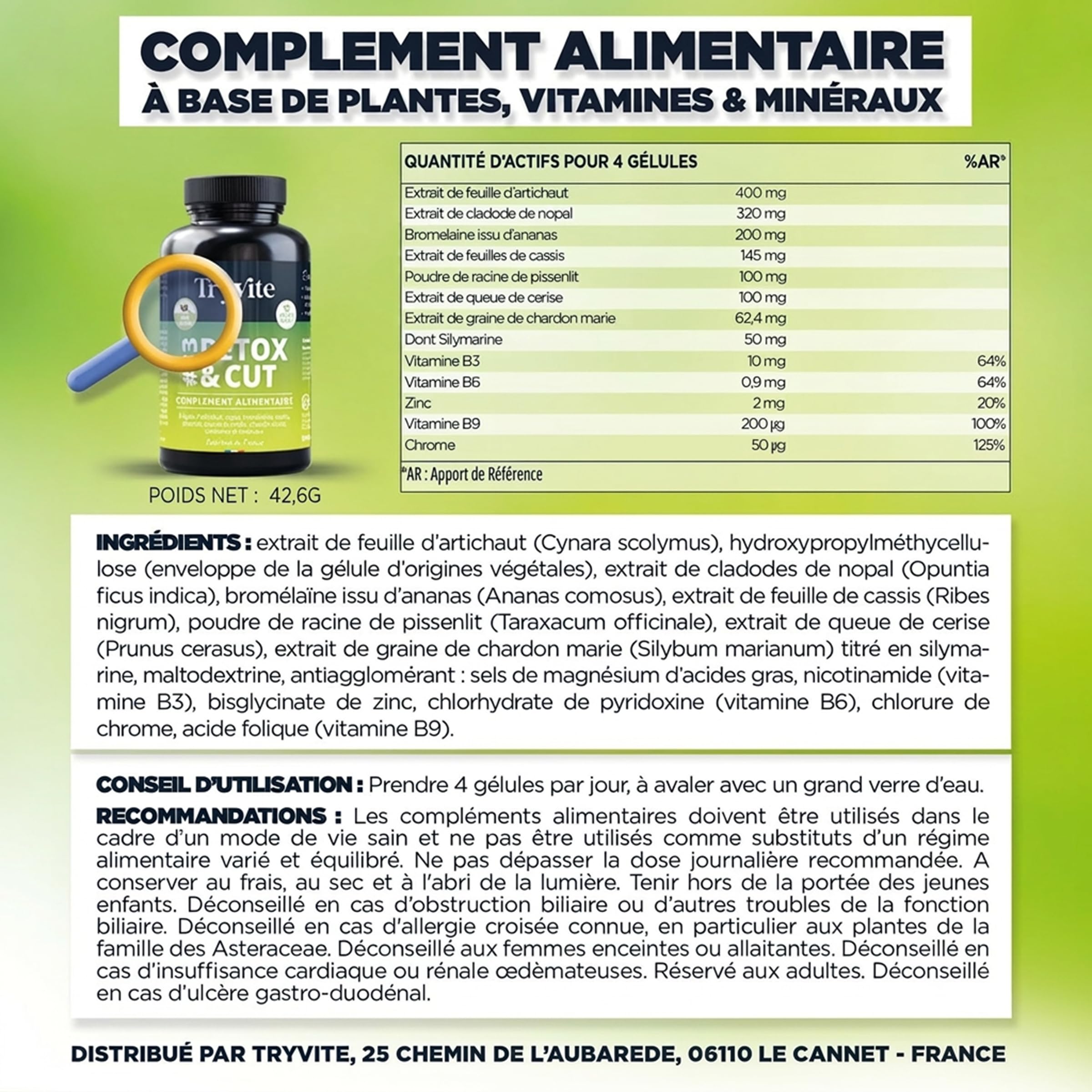 TRYVITE | complexe DETOX