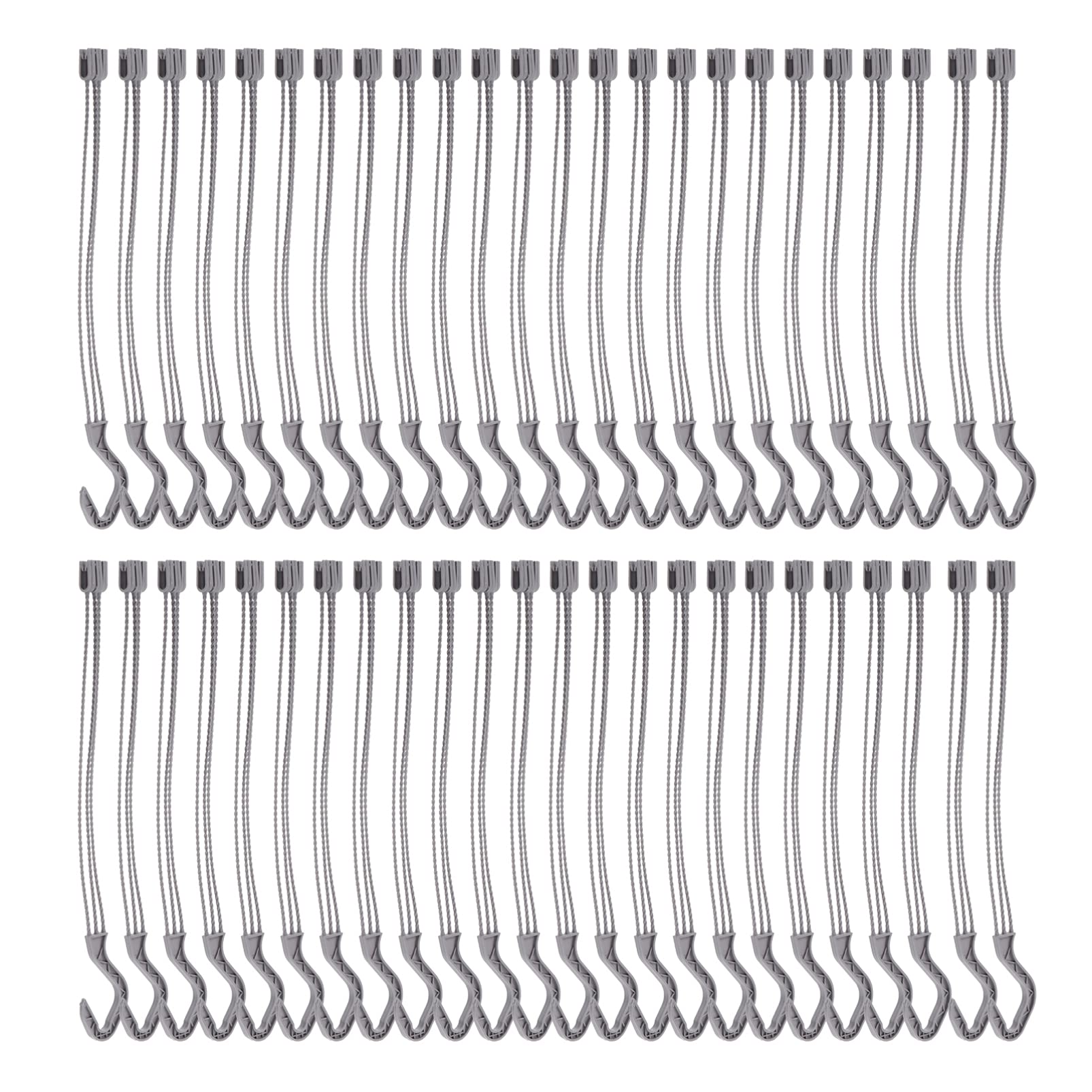 Happyyami 50pcs Flower Pot Hanging Chain Plastic Spider Plant Pots Hooks Basket Planter Hanger Wall Plant Container Stand Holder for Outdoor Indoor