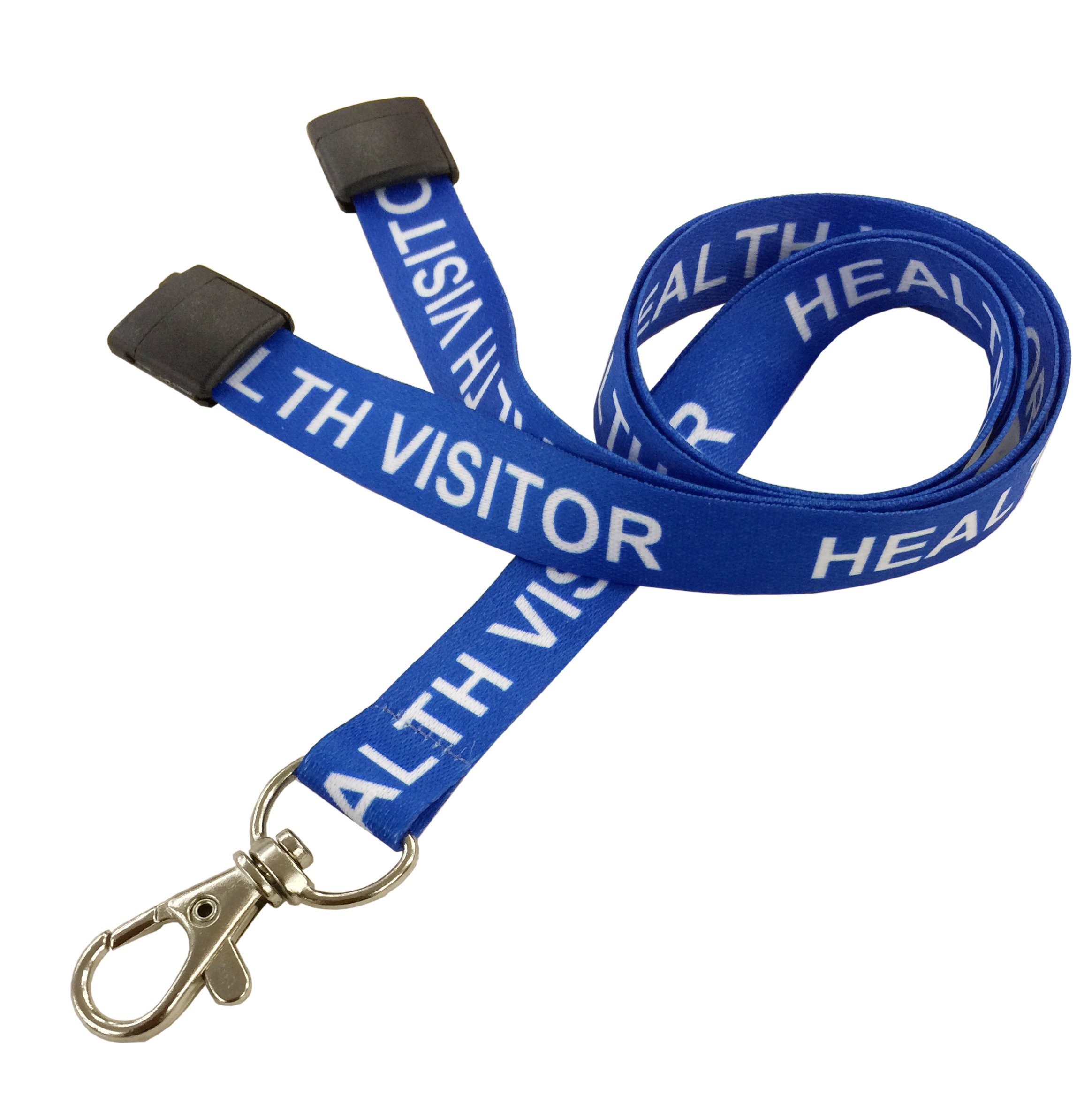 PCL Media ltd Health Visitor Printed Lanyards With Safety Breakaway Clip for your ID Card Holder