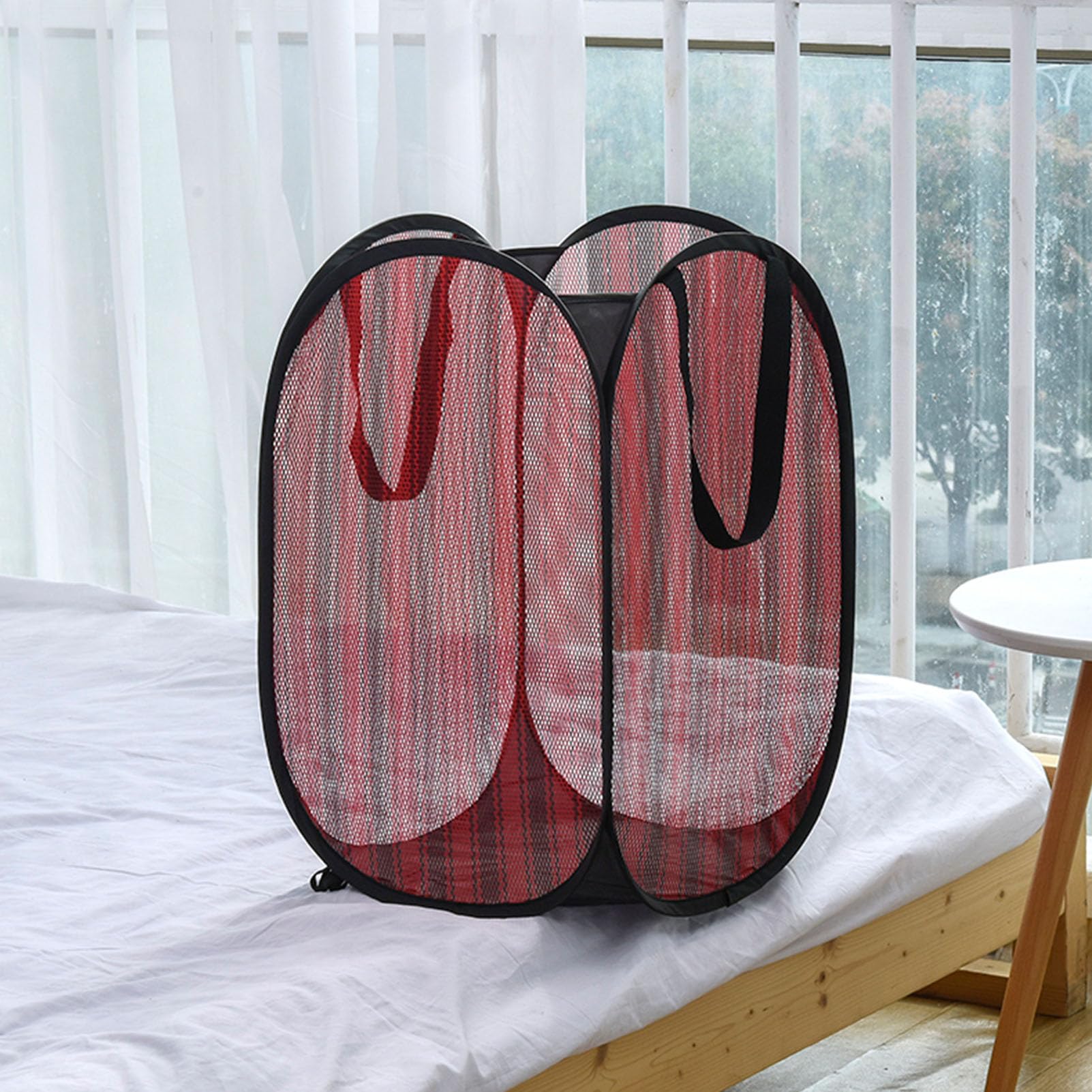 Dirty Clothes Basket, Dirty Clothes Storage Basket, Household Folding Changing Clothes Storage Basket, Large Clothes and Toys Sorting Bag
