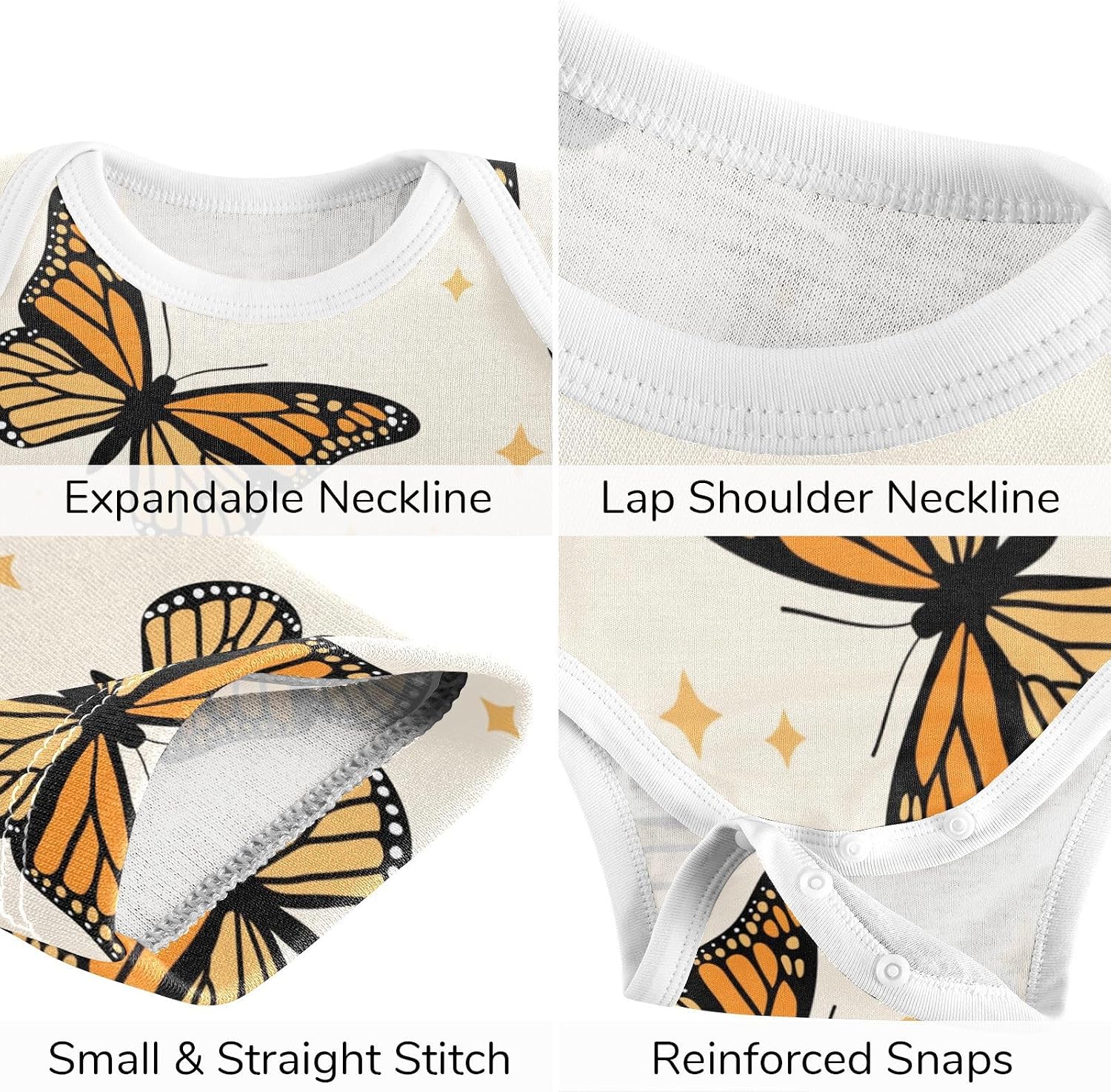 Baby Clothes Set Infant Bodysuits Pants Sets 0-24M For Boys Girls