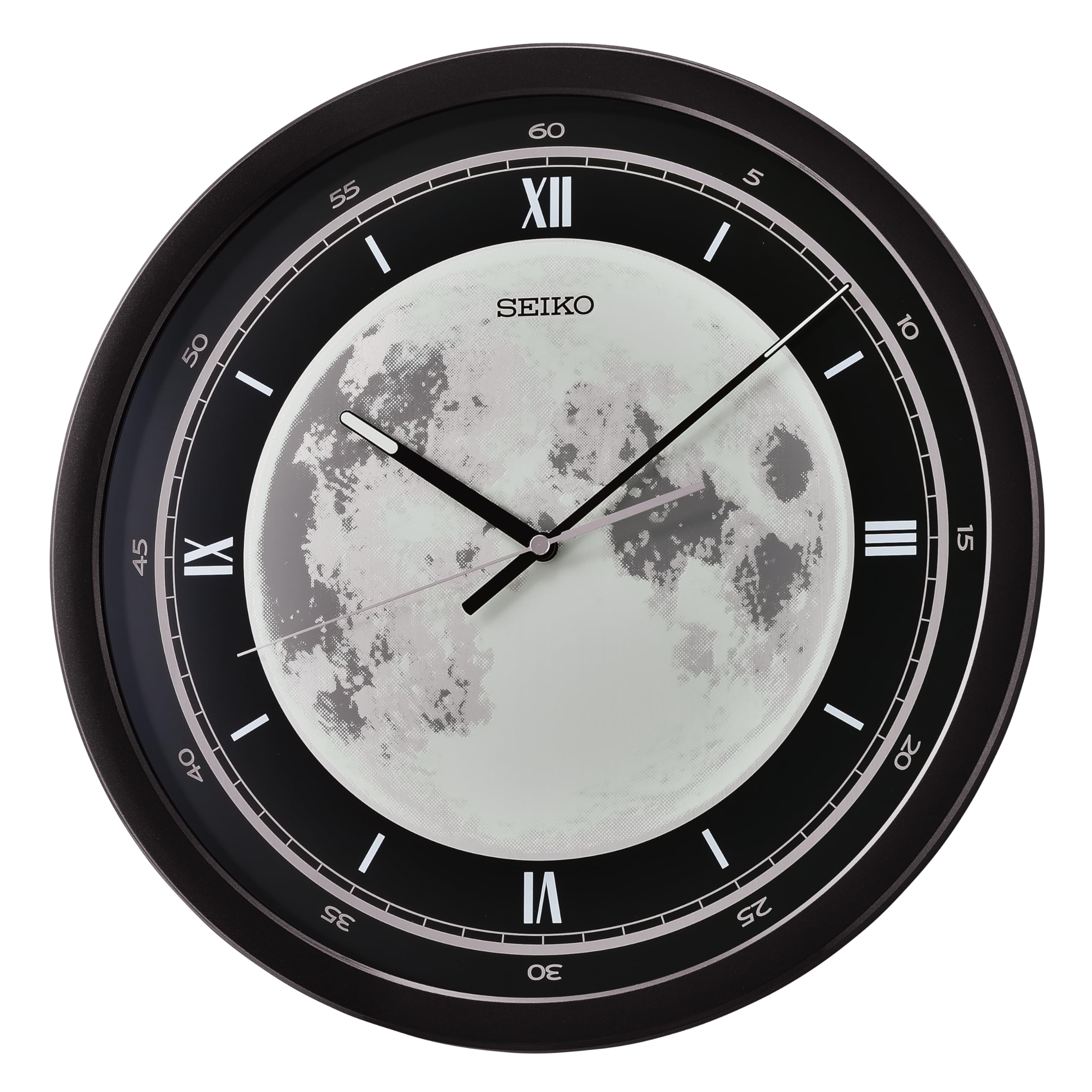 Seiko Clocks Zegar ścienny QXA831K, kolor czarny