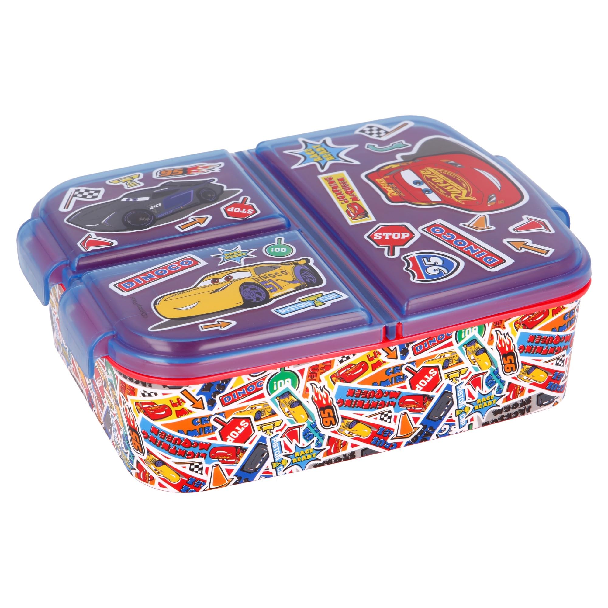MULTI COMPARTMENT LUNCH BOX CARS STICKERS