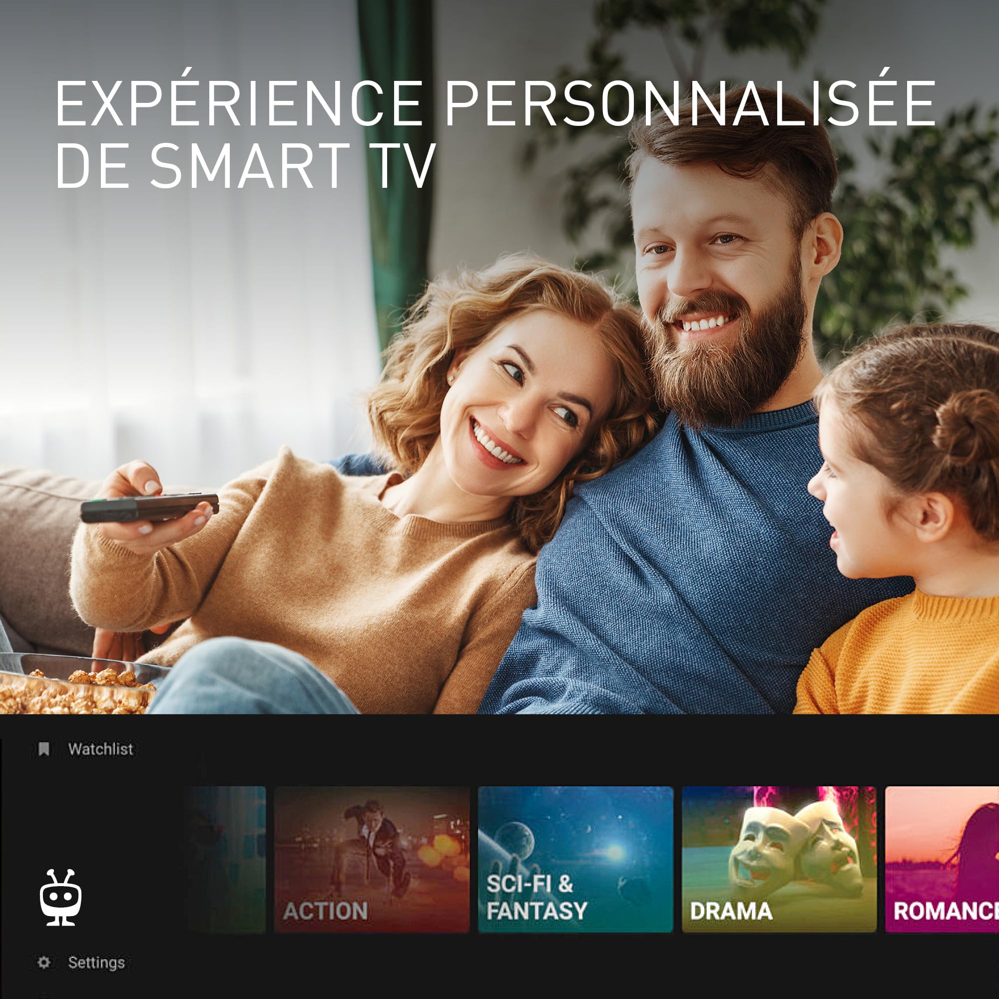 Panasonic TB-43W61AEZ, Série W61 43 Pouces, TV Smart LED 4K Ultra HD, 2025, TiVo, Dolby Vision & Atmos, Game Mode Plus, Alexa & Commande Google Voice, Noir | Dolby Vision & Atmos, Game Mode Plus, Alexa & Commande Google Voice, Téléviseur Intelligent, Séri