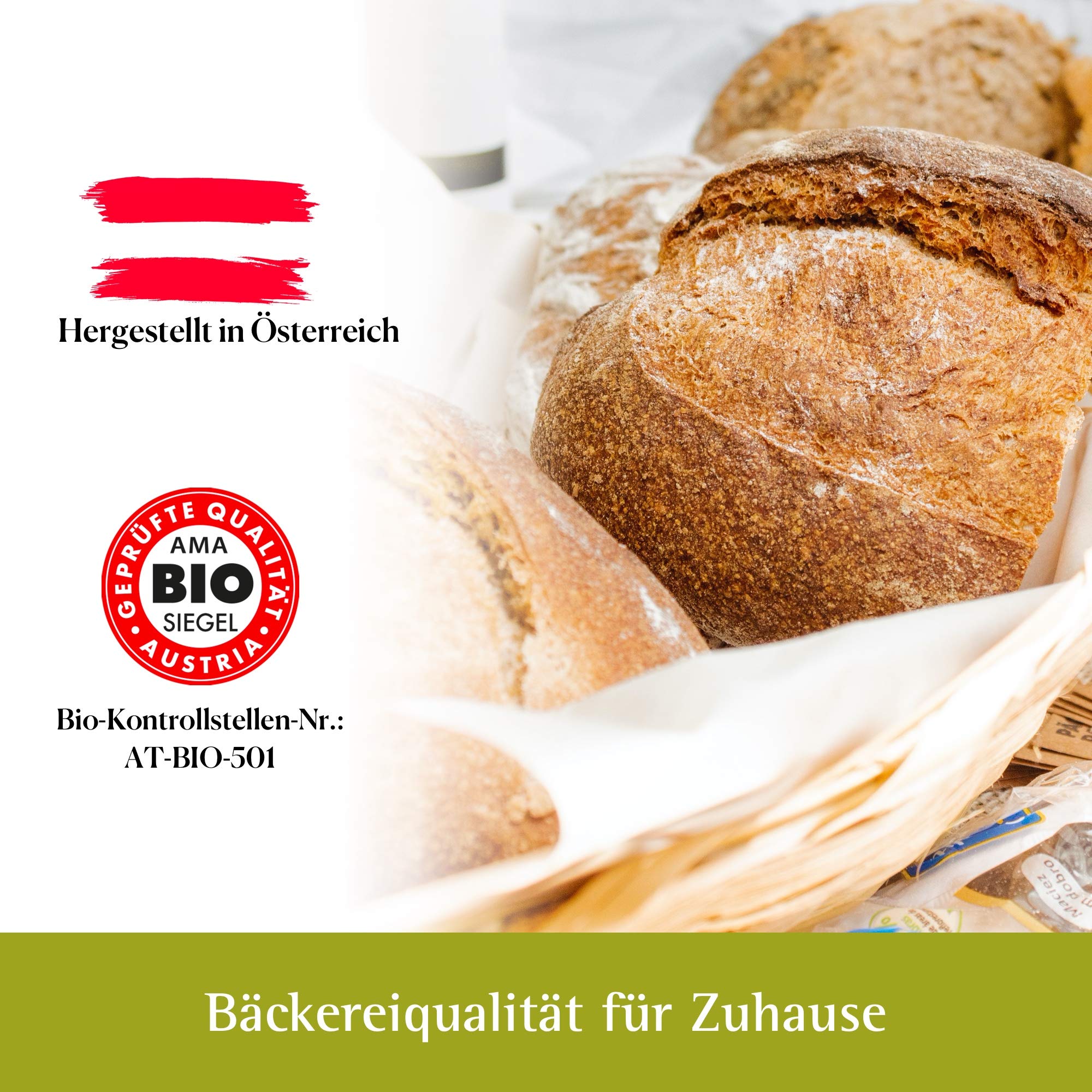 Haberfellner Bio Weizen-Vollkornmehl 25 kg Weizen Getreide Pferde | Gentechnikfrei, Brot, Brötchen, pestizid-kontrolliert