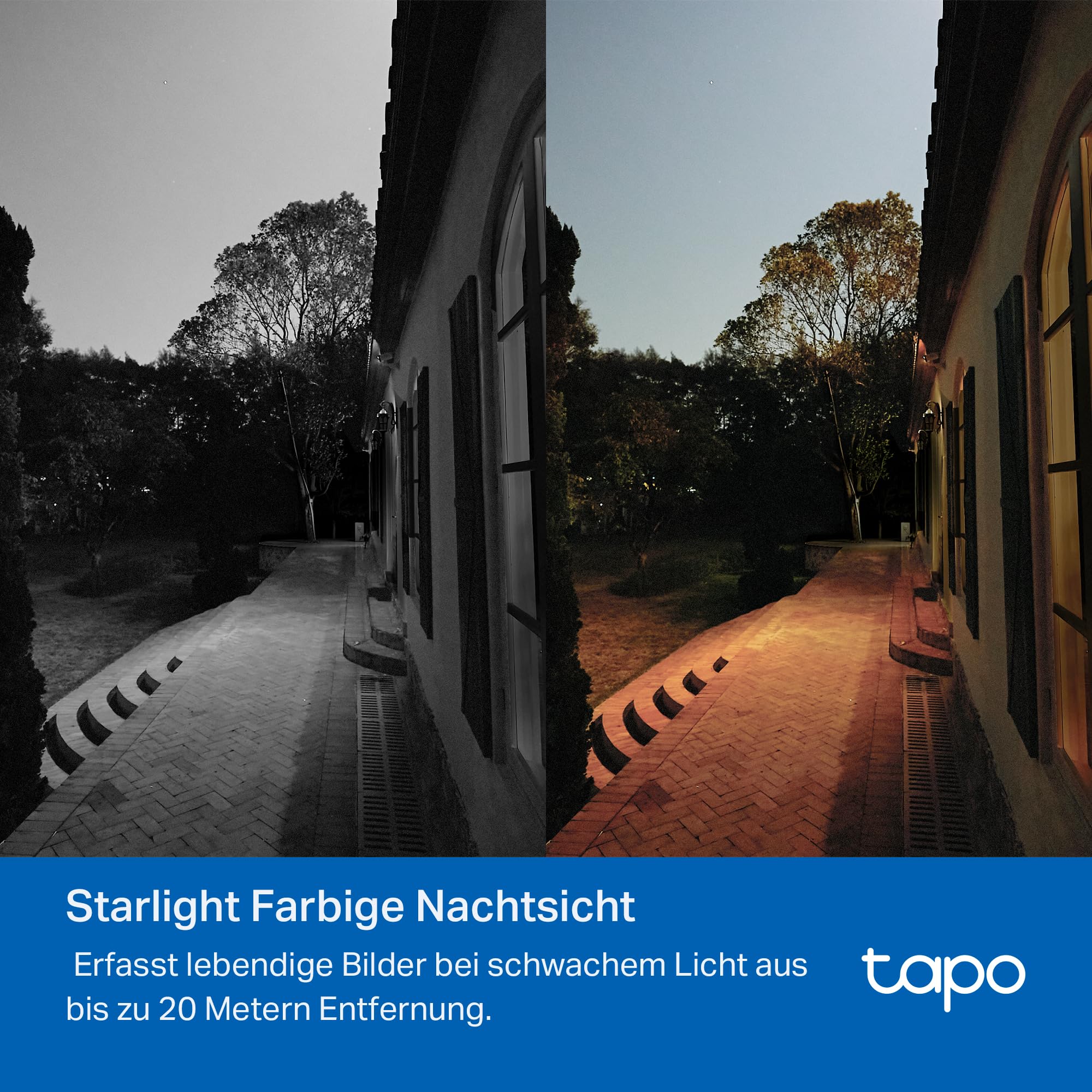Tapo C501GW 360° 4G LTE Überwachungskamera mit SIM-Kartenslot, kein WLAN erforderlich, Starlight farbige Nachtsicht, AI-Erkennung, DC/PoE-Stromversorgung, IP66, lokaler und Cloud-Speicher, kein WLAN
