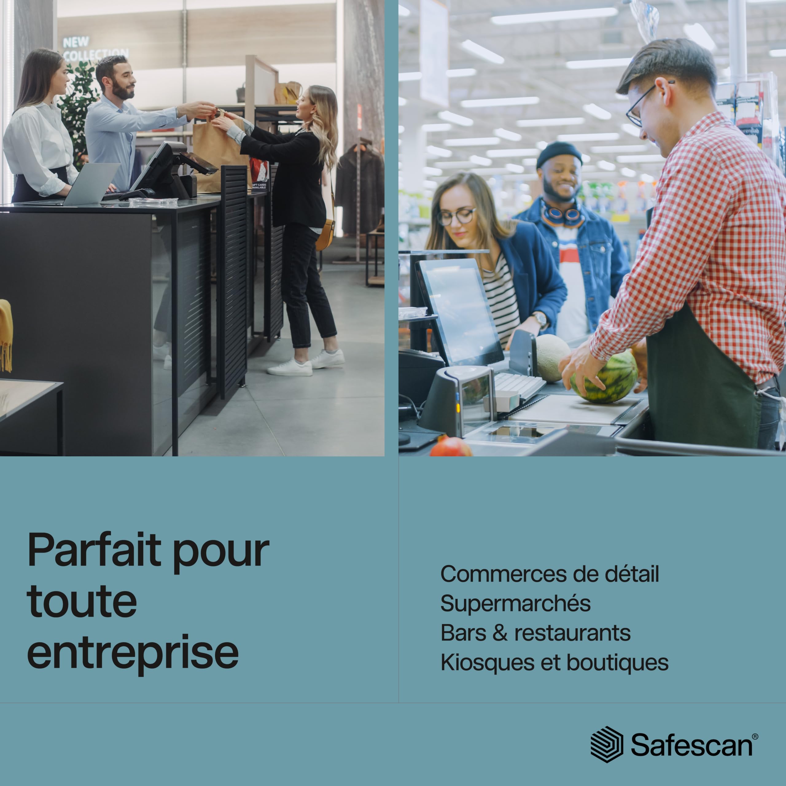 Safescan 2265 compteuse de billets avec détection faux billets 5 points euros livres sterling