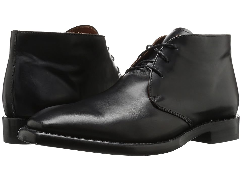 

Frye Weston Chukka (Black Smooth Veg Calf) Men's Slip on Shoes