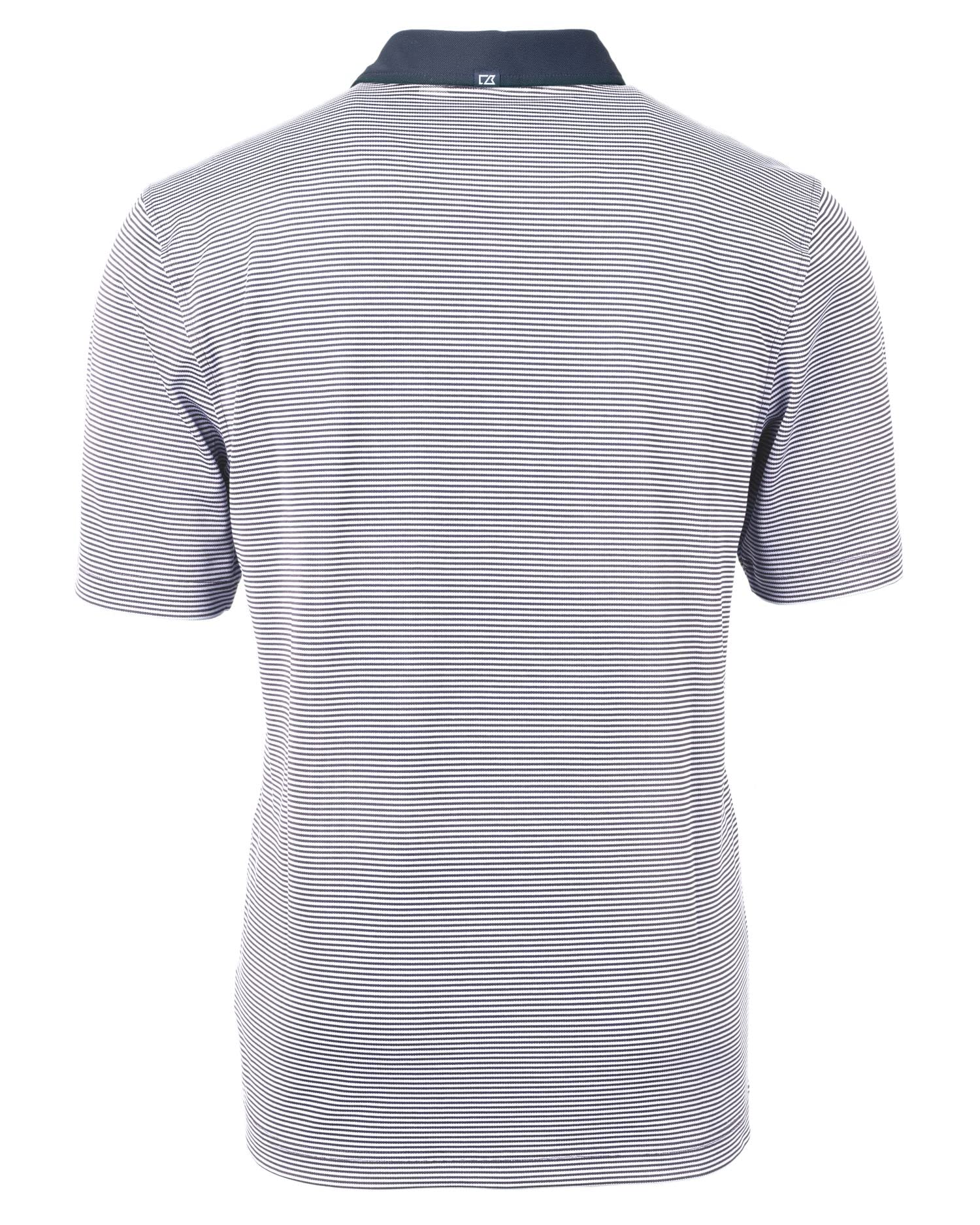 Cutter & Buck Virtue Eco Pique Herren-Poloshirt, Mikrostreifen, recycelt