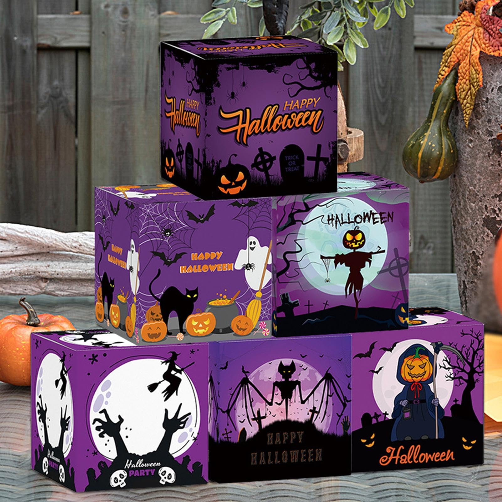 Amazon.co.jp: Lokaquk ハロウィンキャンディボックス | ハロウィーン