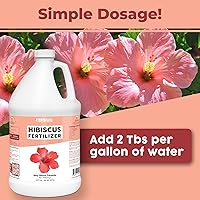 Vista 3 de Fertilizante de hibisco para plantas tropicales y con flores, alimento líquido para plantas, 1 galón (128 oz)